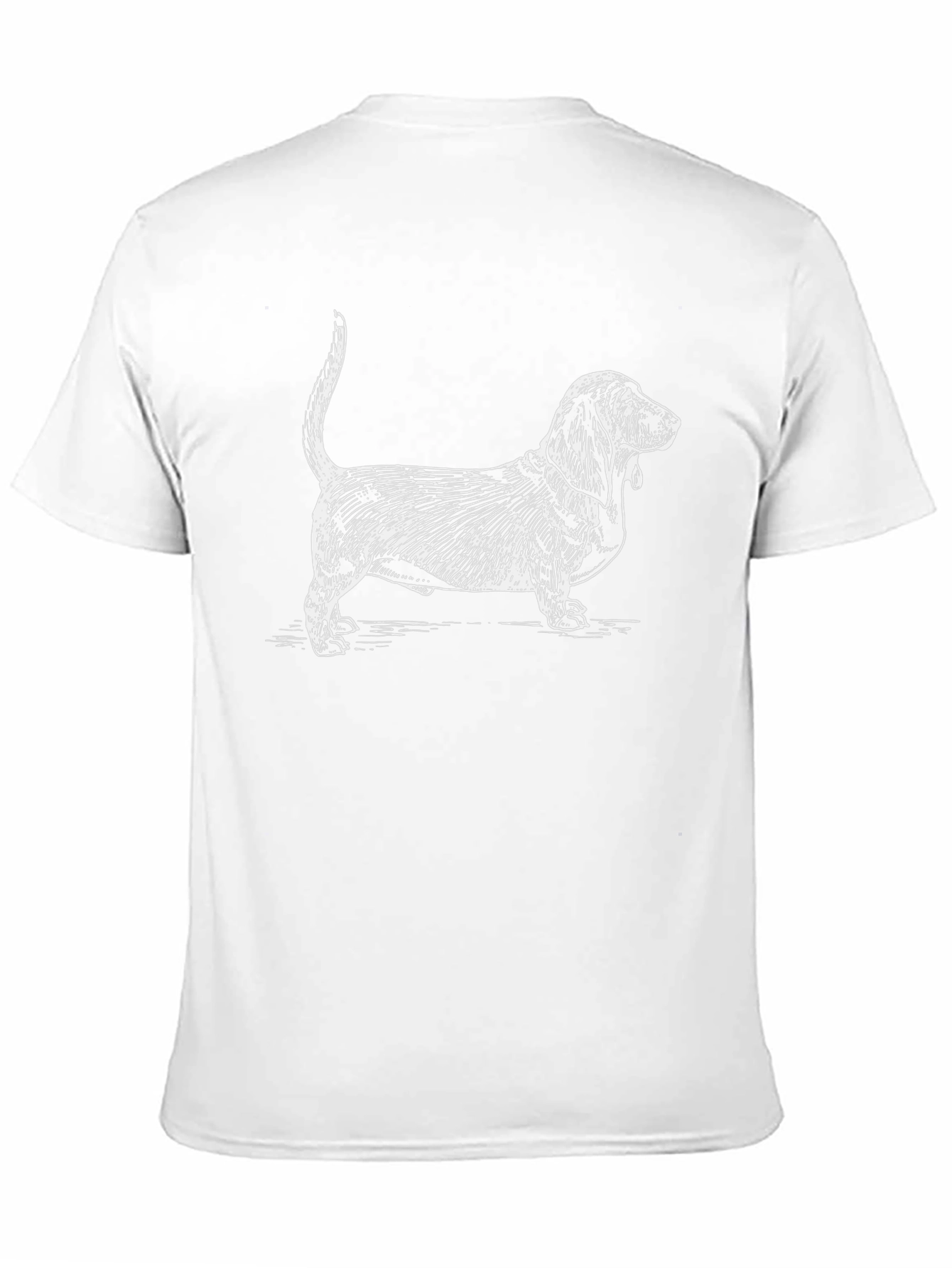 Basset Hound Dog Graphic Tee