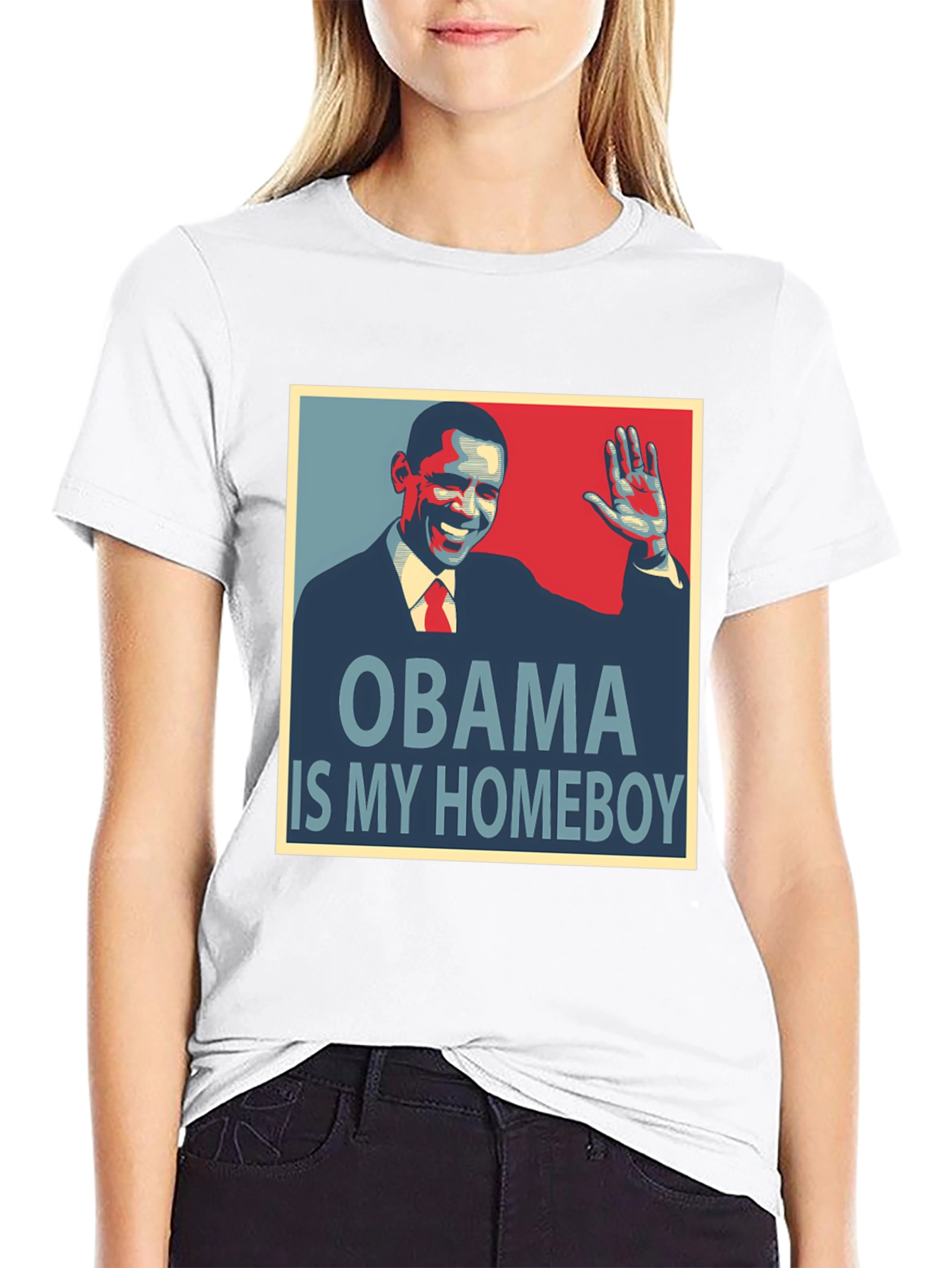 Obama Is My Homeboy Graphic T-Shirt