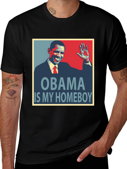 Obama Is My Homeboy Graphic T-Shirt