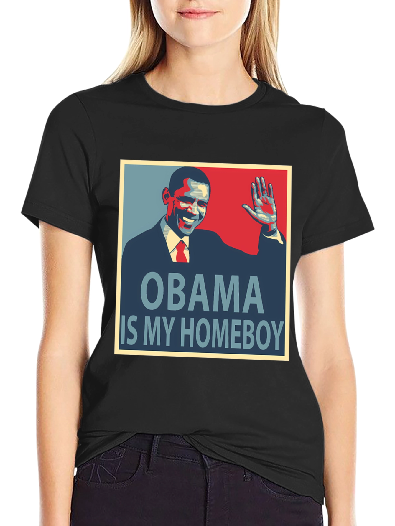 Obama Is My Homeboy Graphic T-Shirt