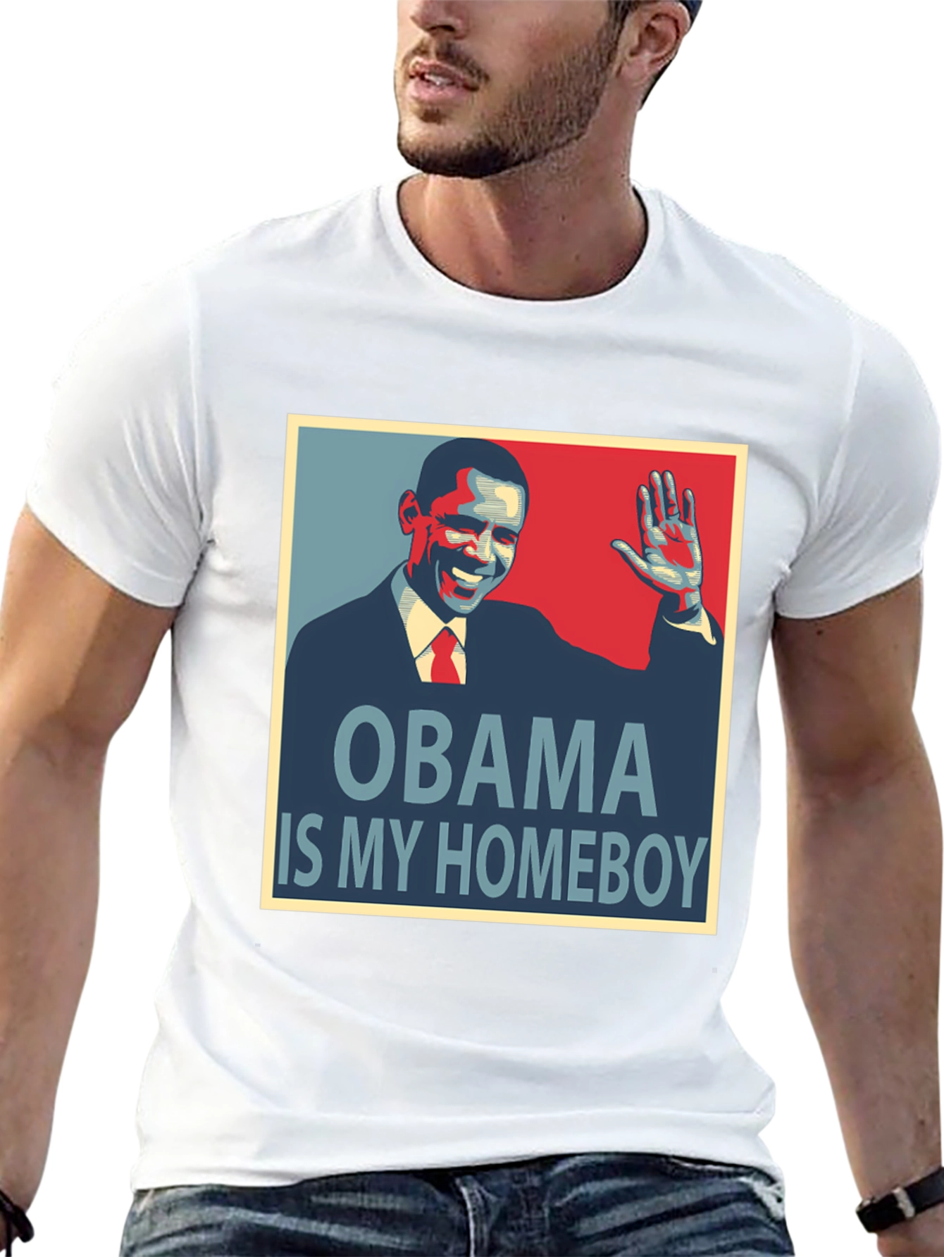 Obama Is My Homeboy Graphic T-Shirt