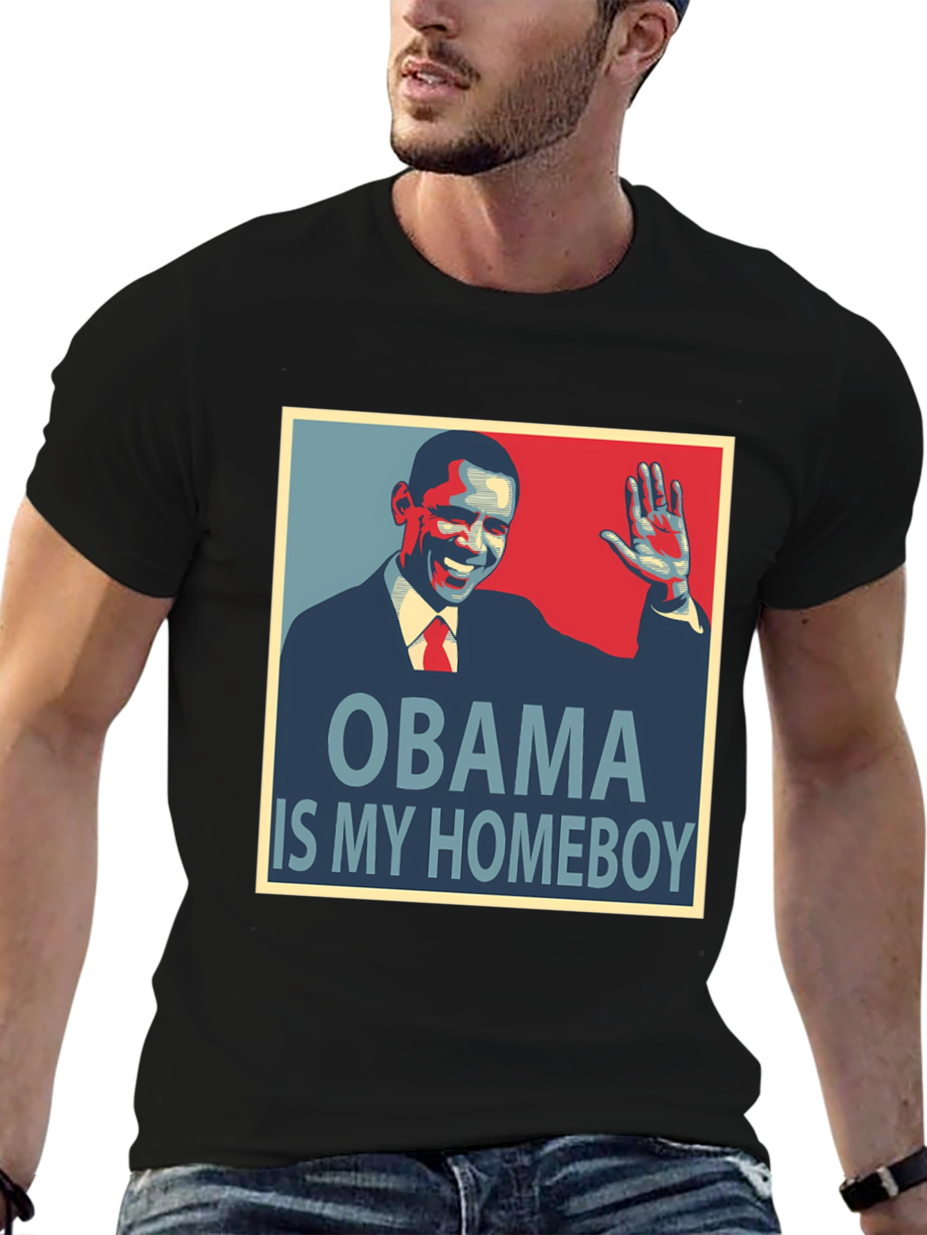 Obama Is My Homeboy Graphic T-Shirt