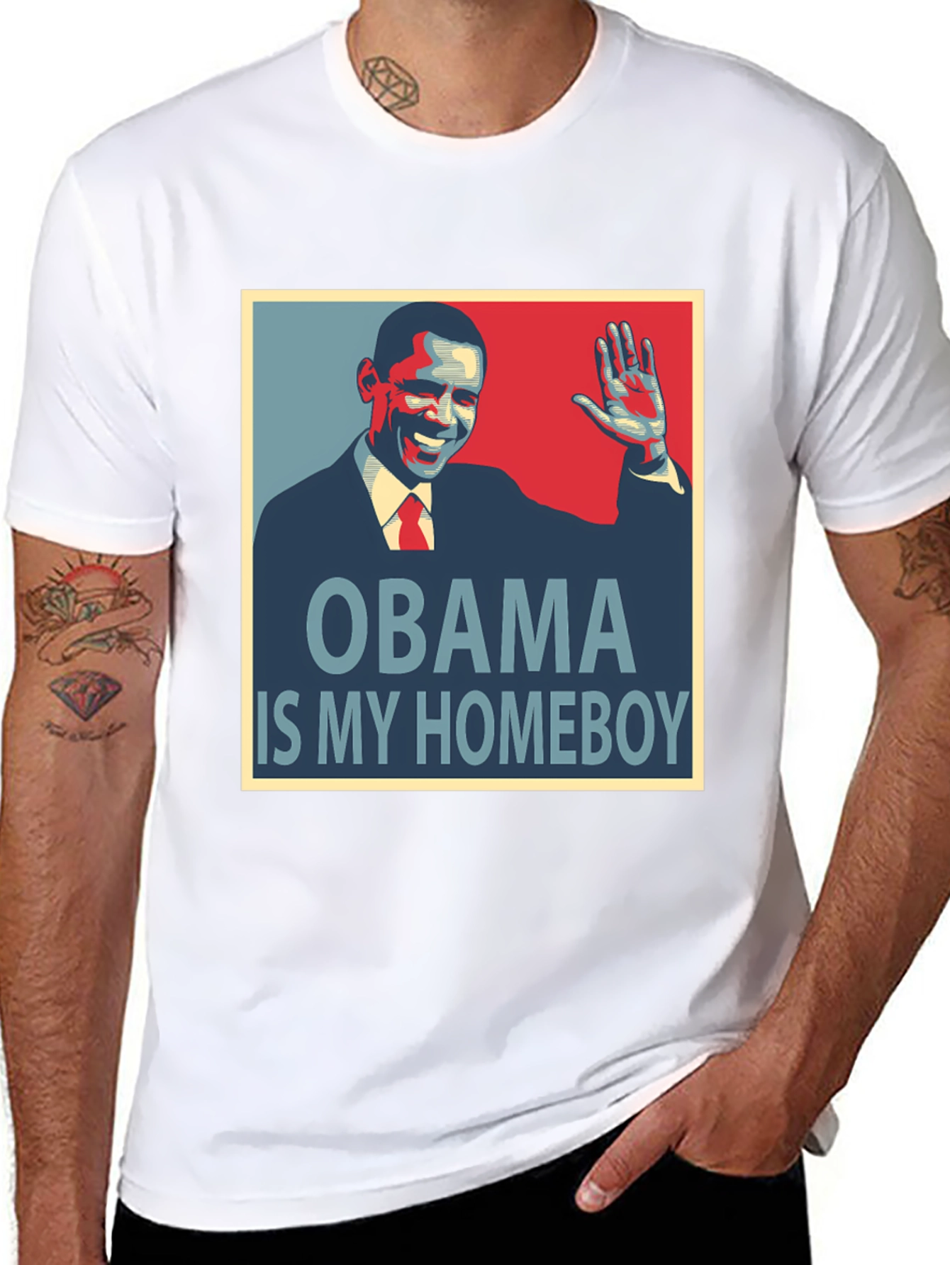 Obama Is My Homeboy Graphic T-Shirt