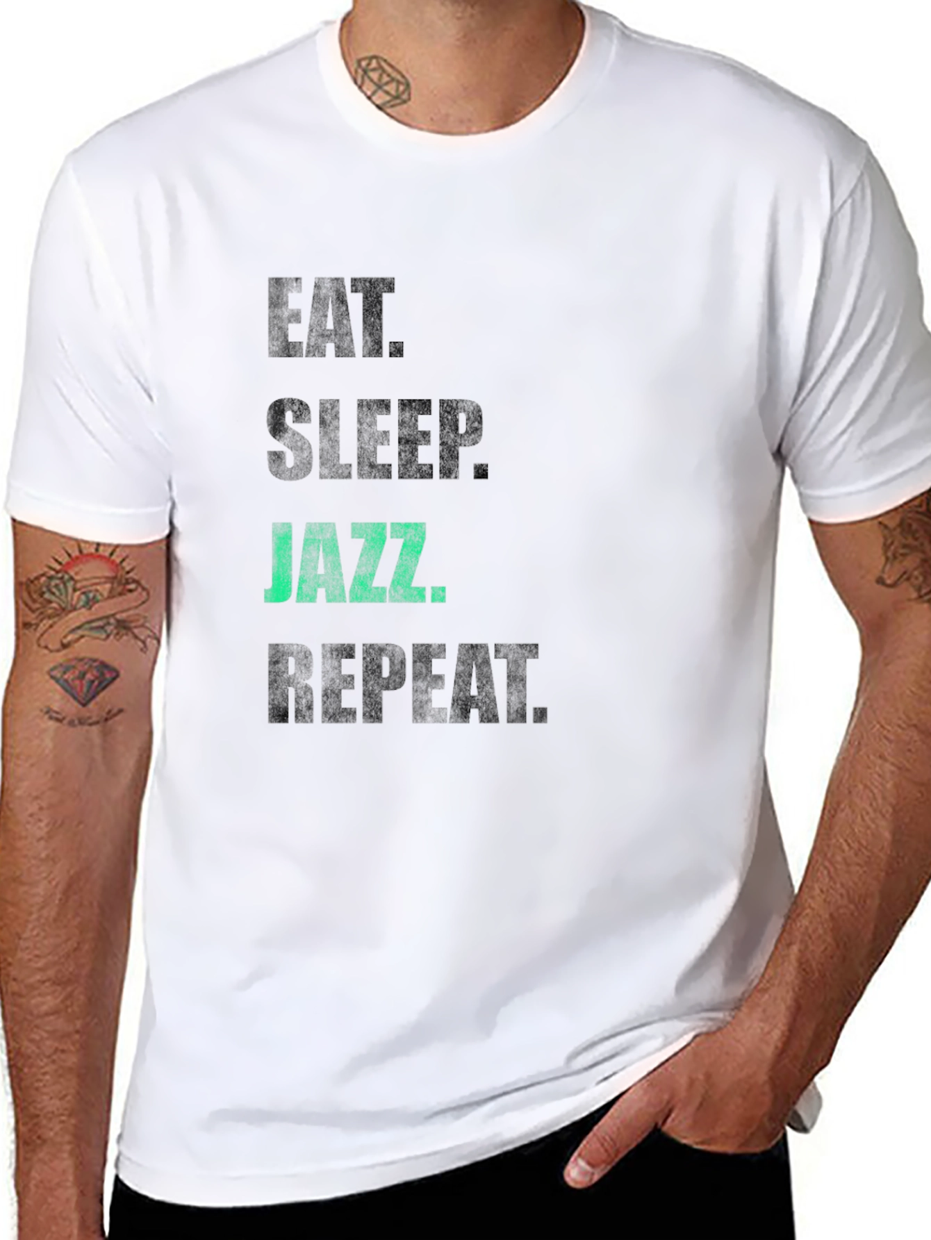 Eat Sleep Jazz Repeat T-Shirt