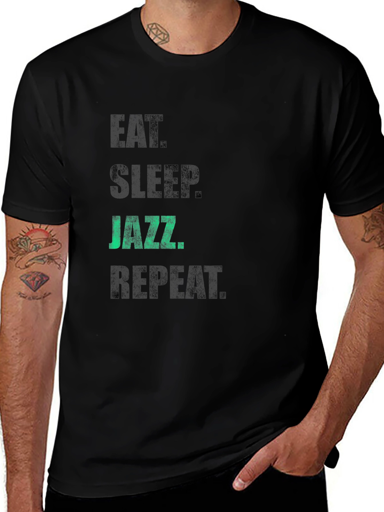 Eat Sleep Jazz Repeat T-Shirt