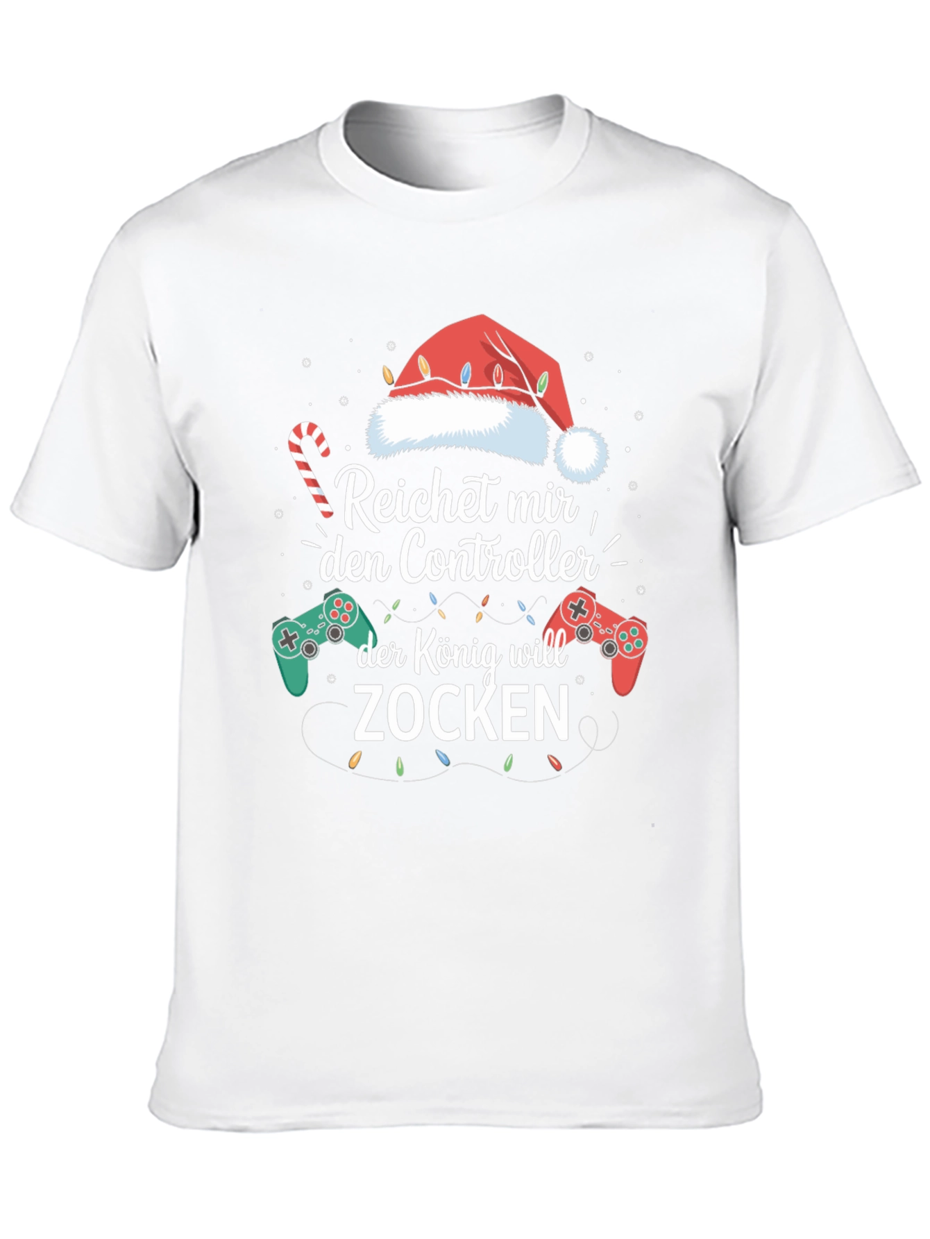 Reichet mir den Controller Gaming Christmas T-Shirt