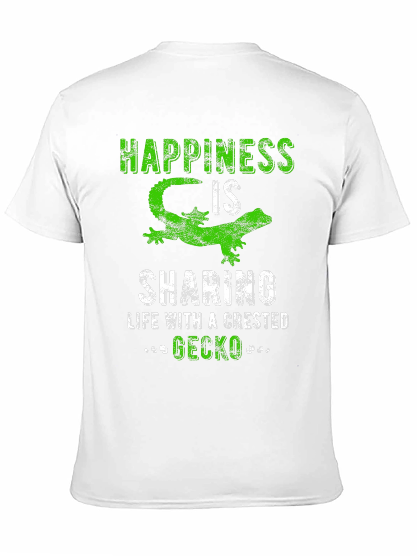Happiness Crested Gecko Graphic Tee - Unisex