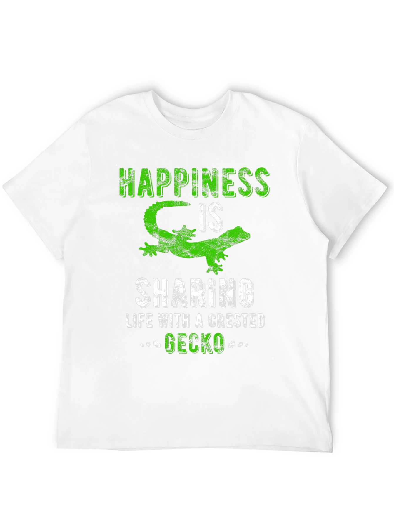 Happiness Crested Gecko Graphic Tee - Unisex