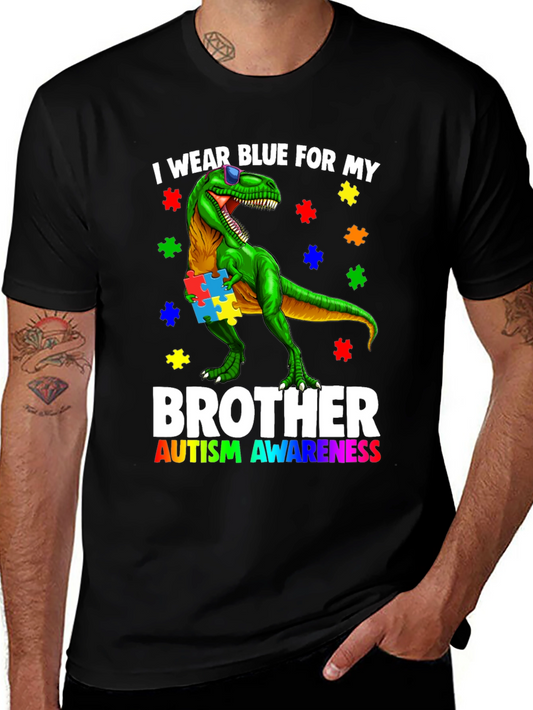 Autism Awareness Dinosaur T-Shirt
