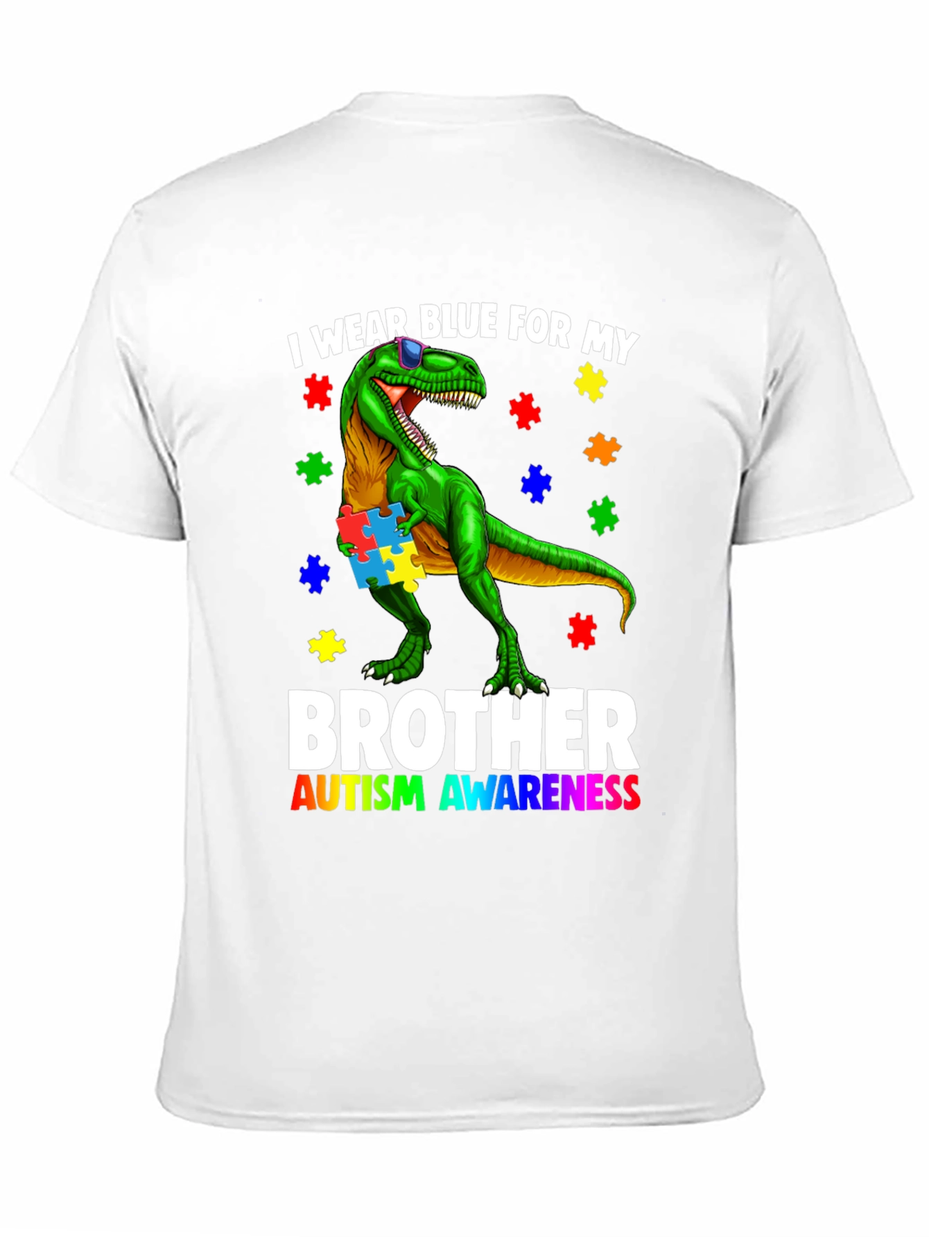 Autism Awareness Dinosaur T-Shirt