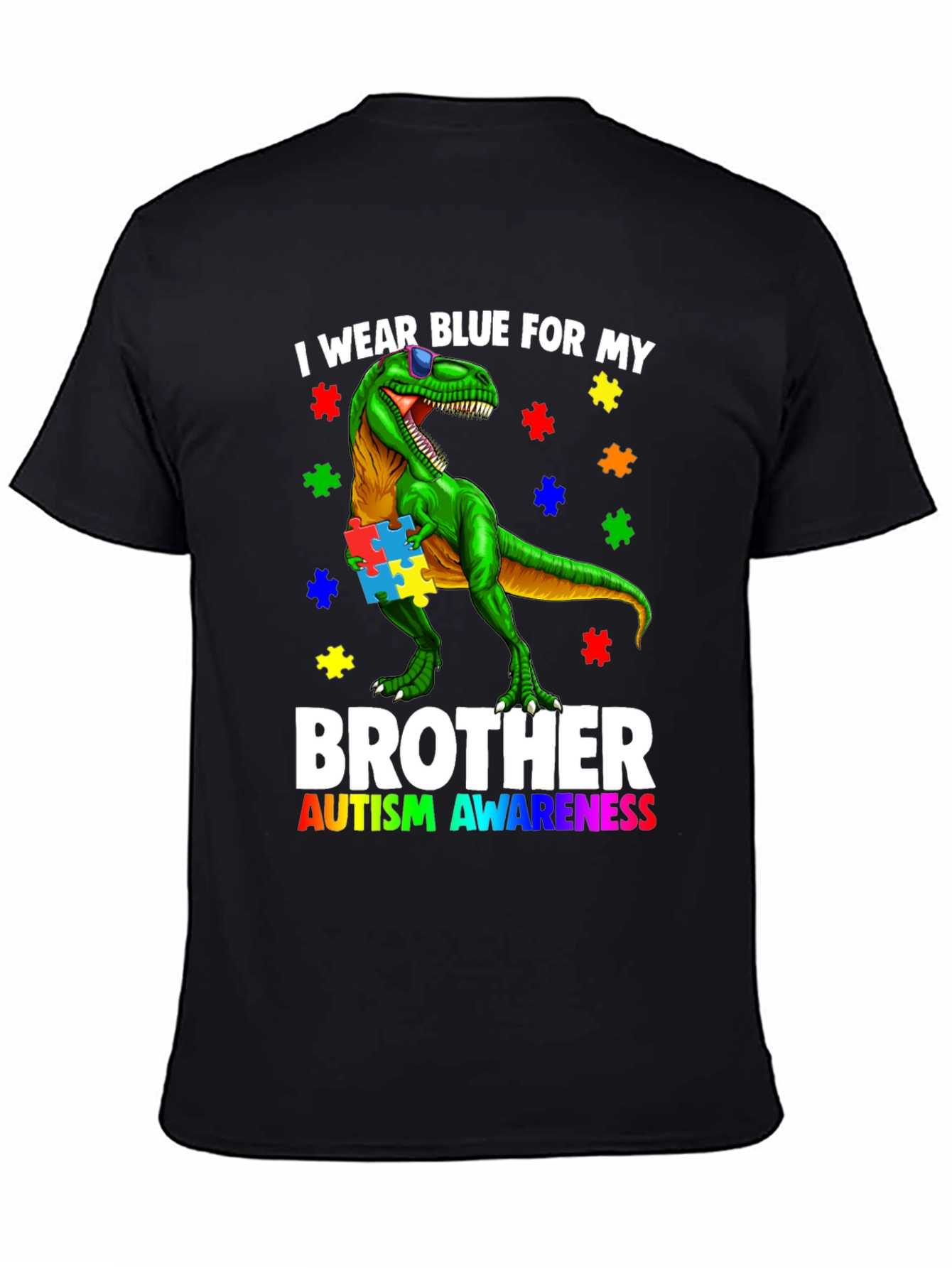 Autism Awareness Dinosaur T-Shirt