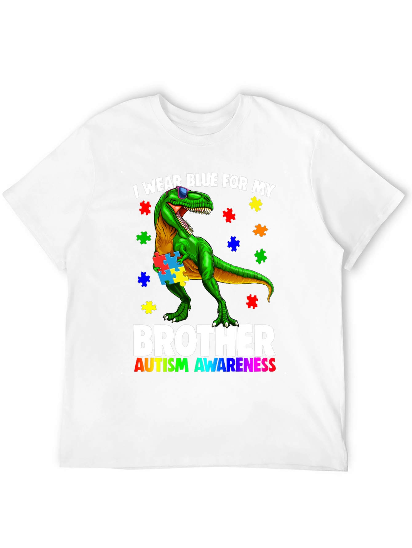 Autism Awareness Dinosaur T-Shirt