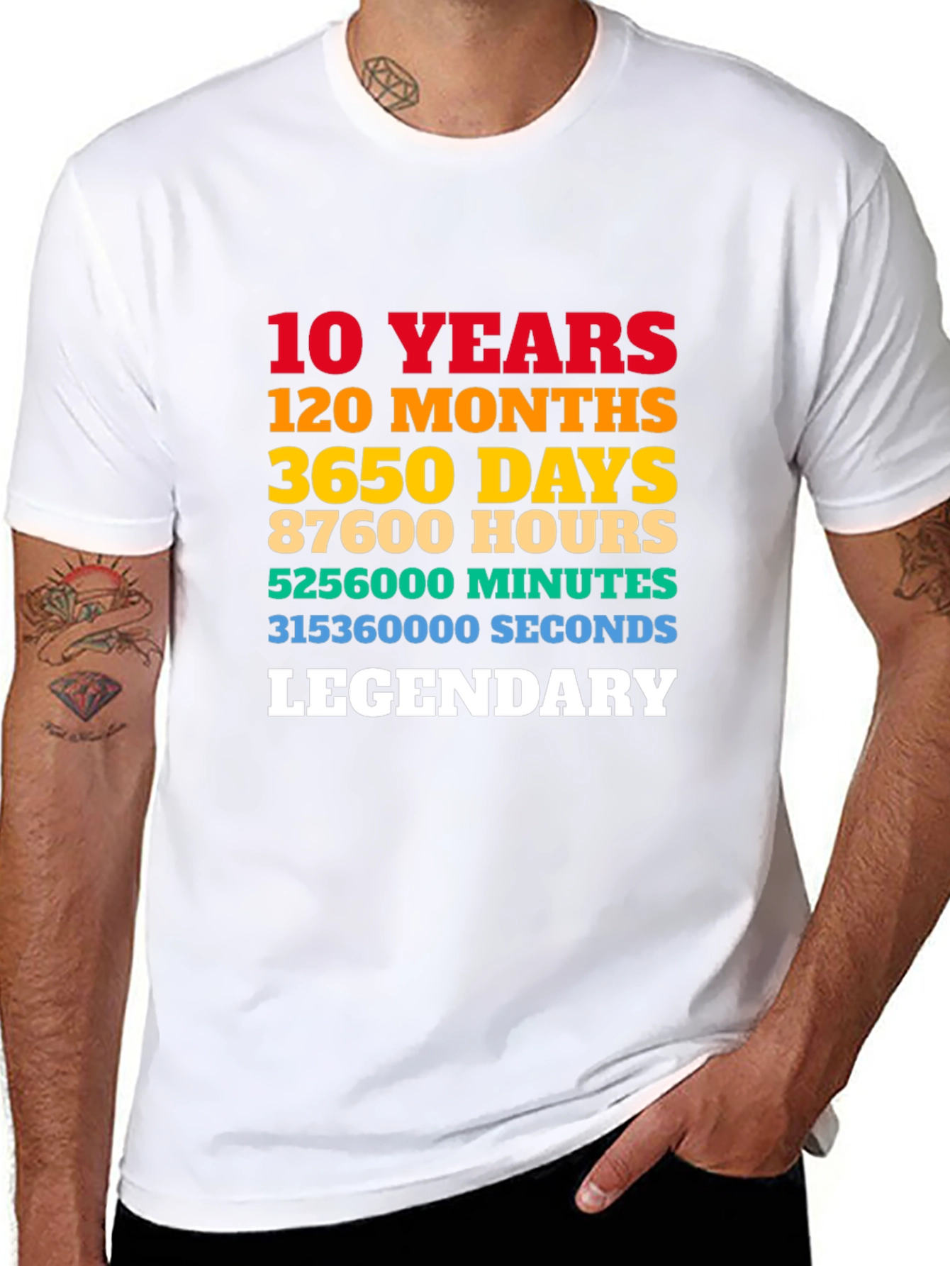 10 Years Legendary Graphic T-Shirt