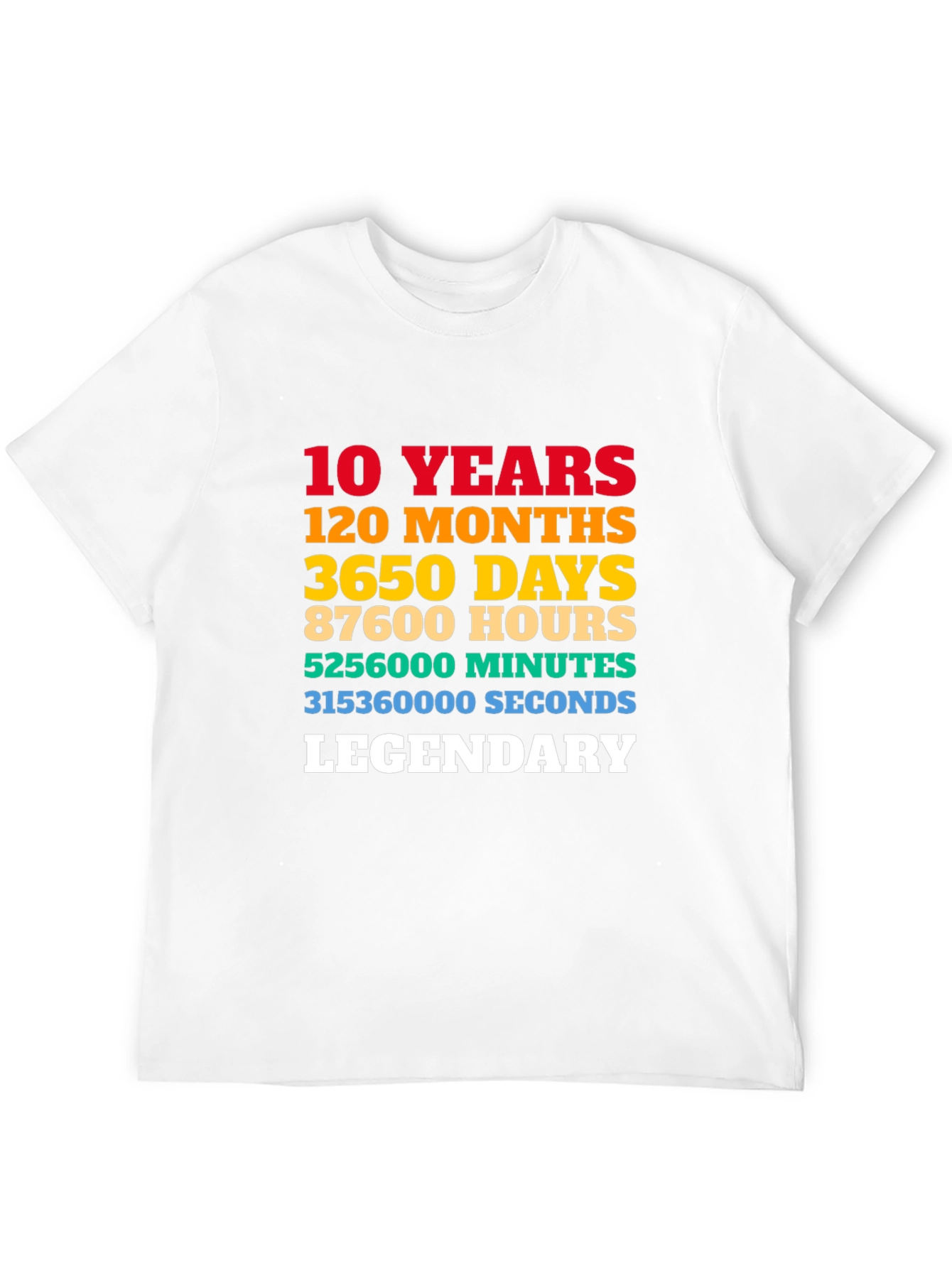 10 Years Legendary Graphic T-Shirt