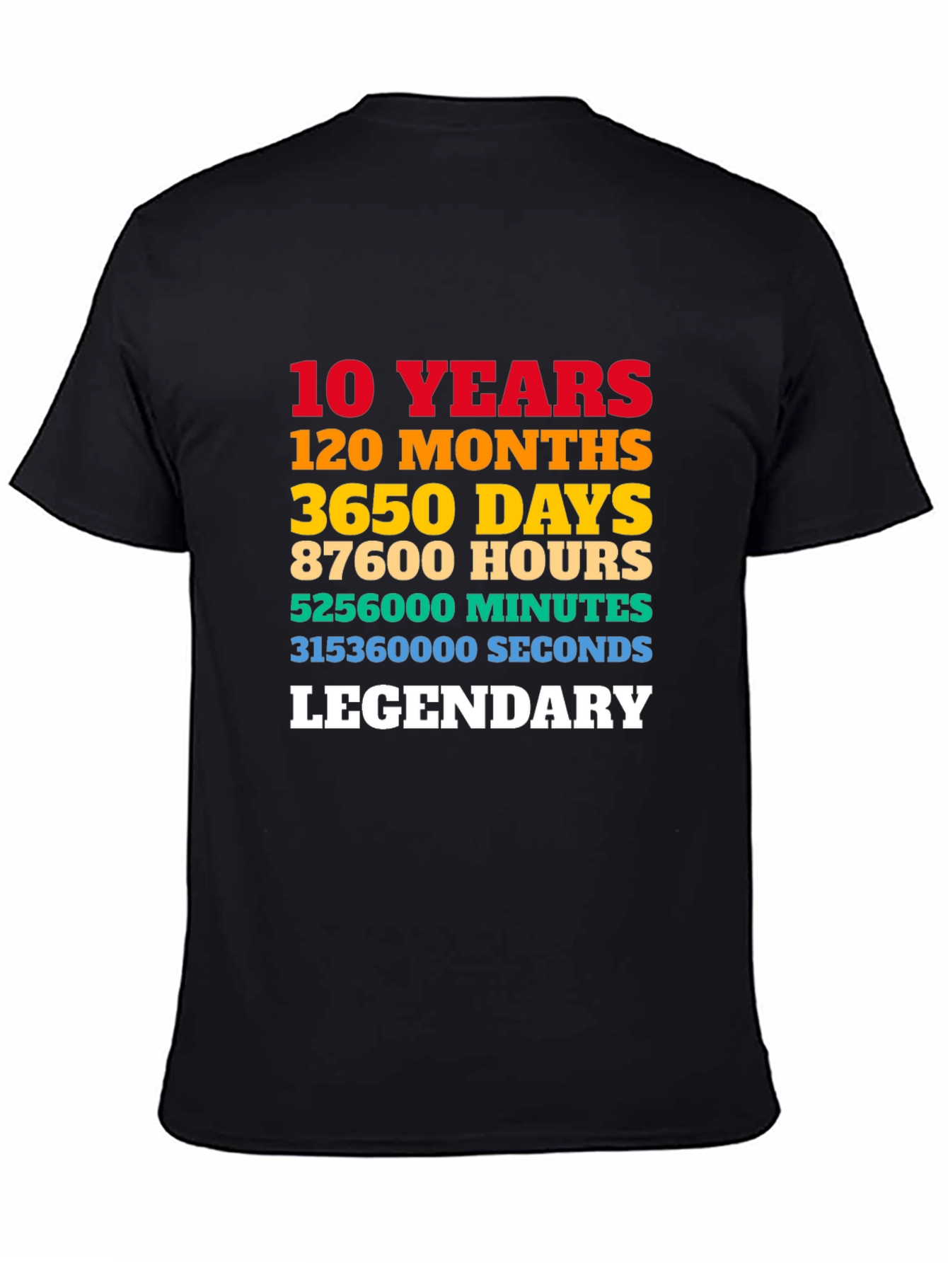 10 Years Legendary Graphic T-Shirt