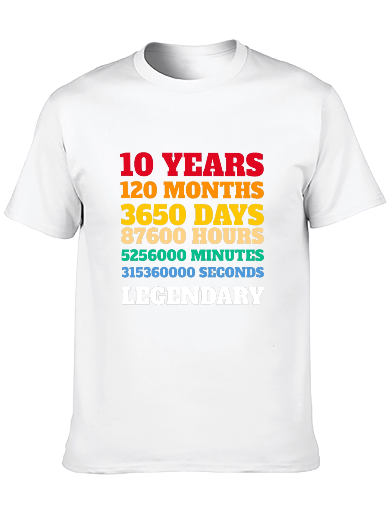 10 Years Legendary Graphic T-Shirt