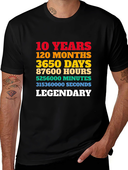 10 Years Legendary Graphic T-Shirt