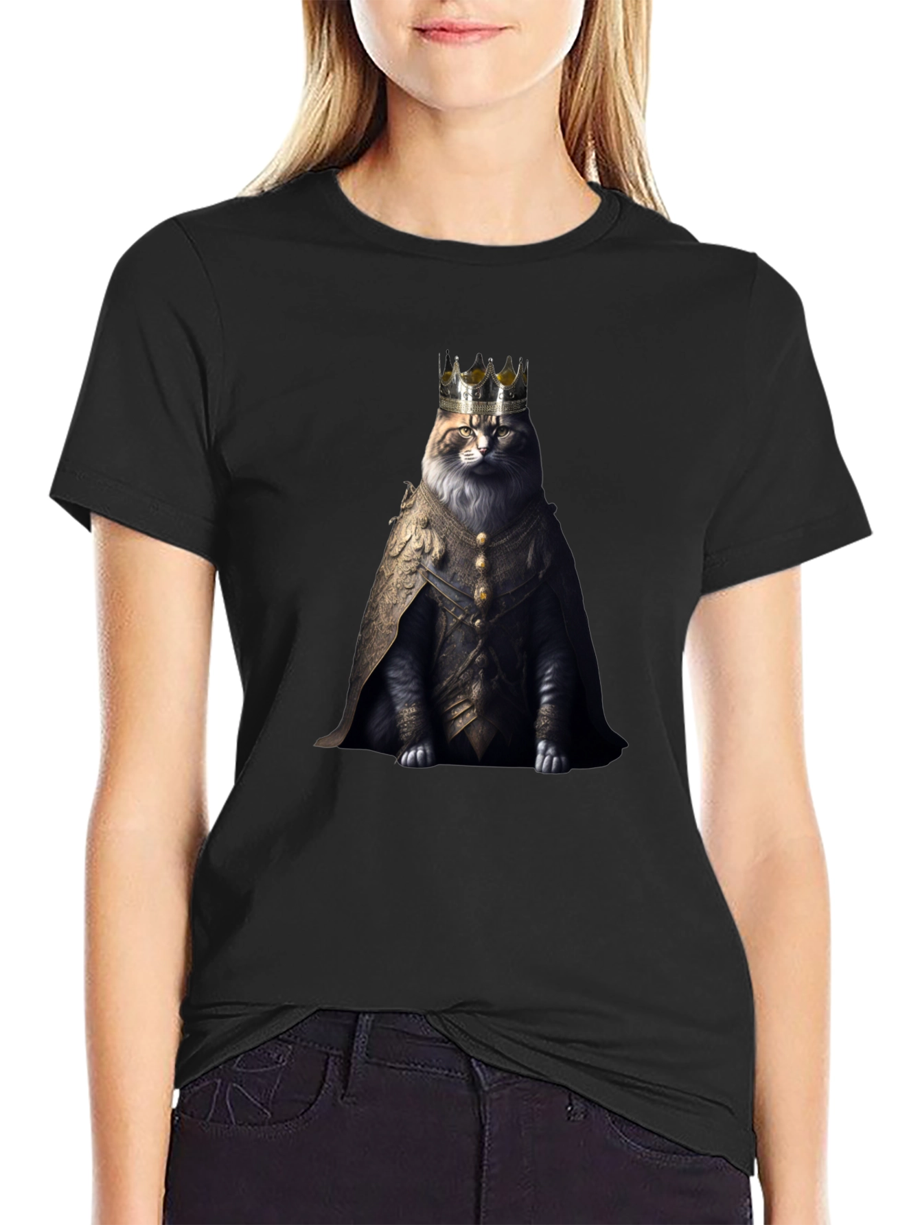 Royal Cat T-Shirt - Kingly Kitty Apparel