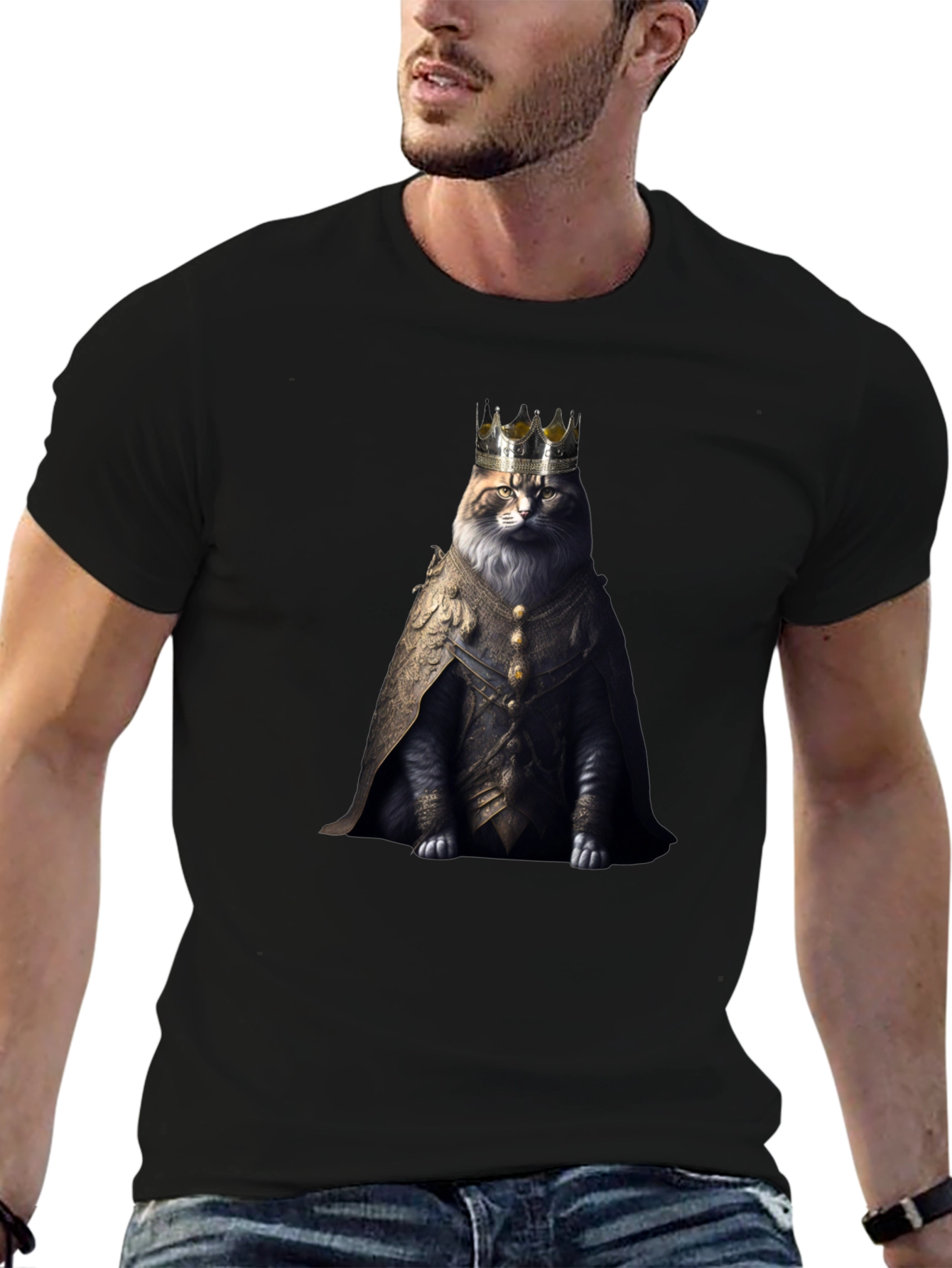 Royal Cat T-Shirt - Kingly Kitty Apparel