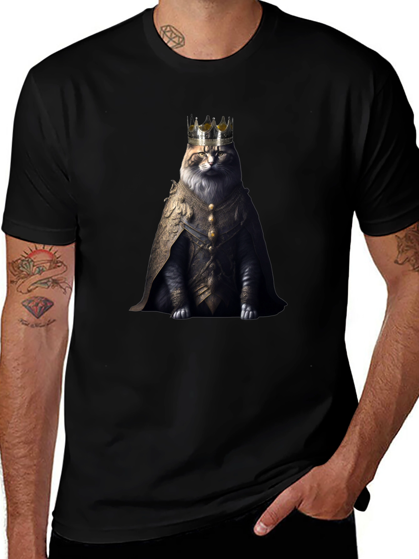 Royal Cat T-Shirt - Kingly Kitty Apparel