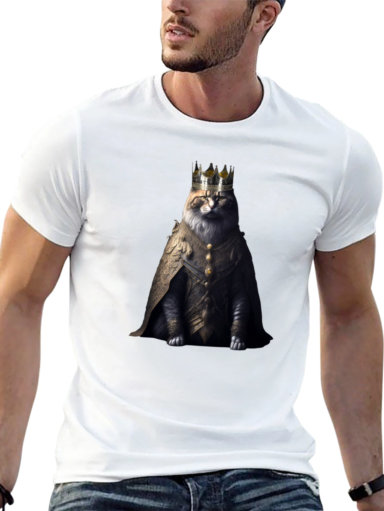 Royal Cat T-Shirt - Kingly Kitty Apparel