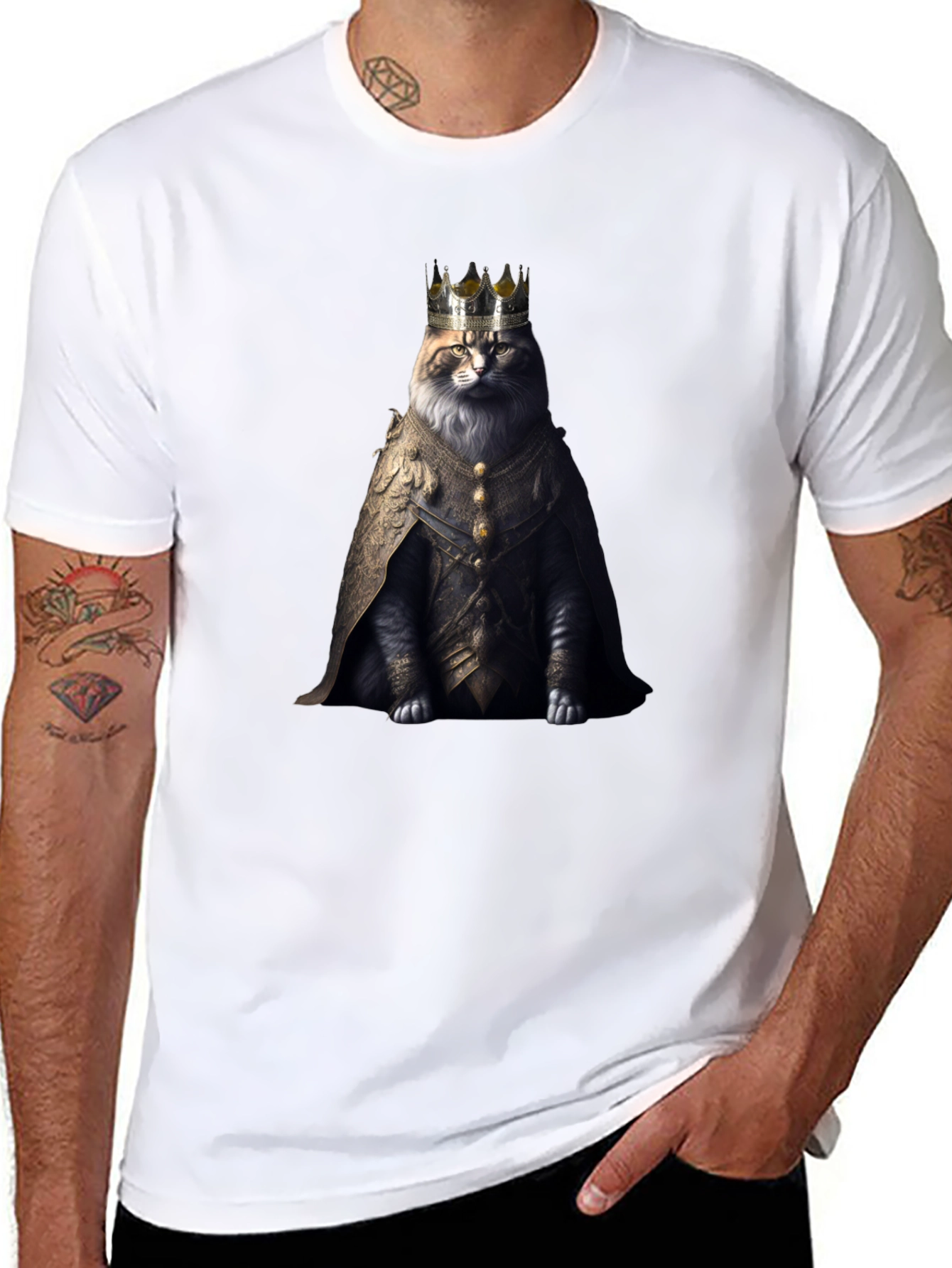 Royal Cat T-Shirt - Kingly Kitty Apparel