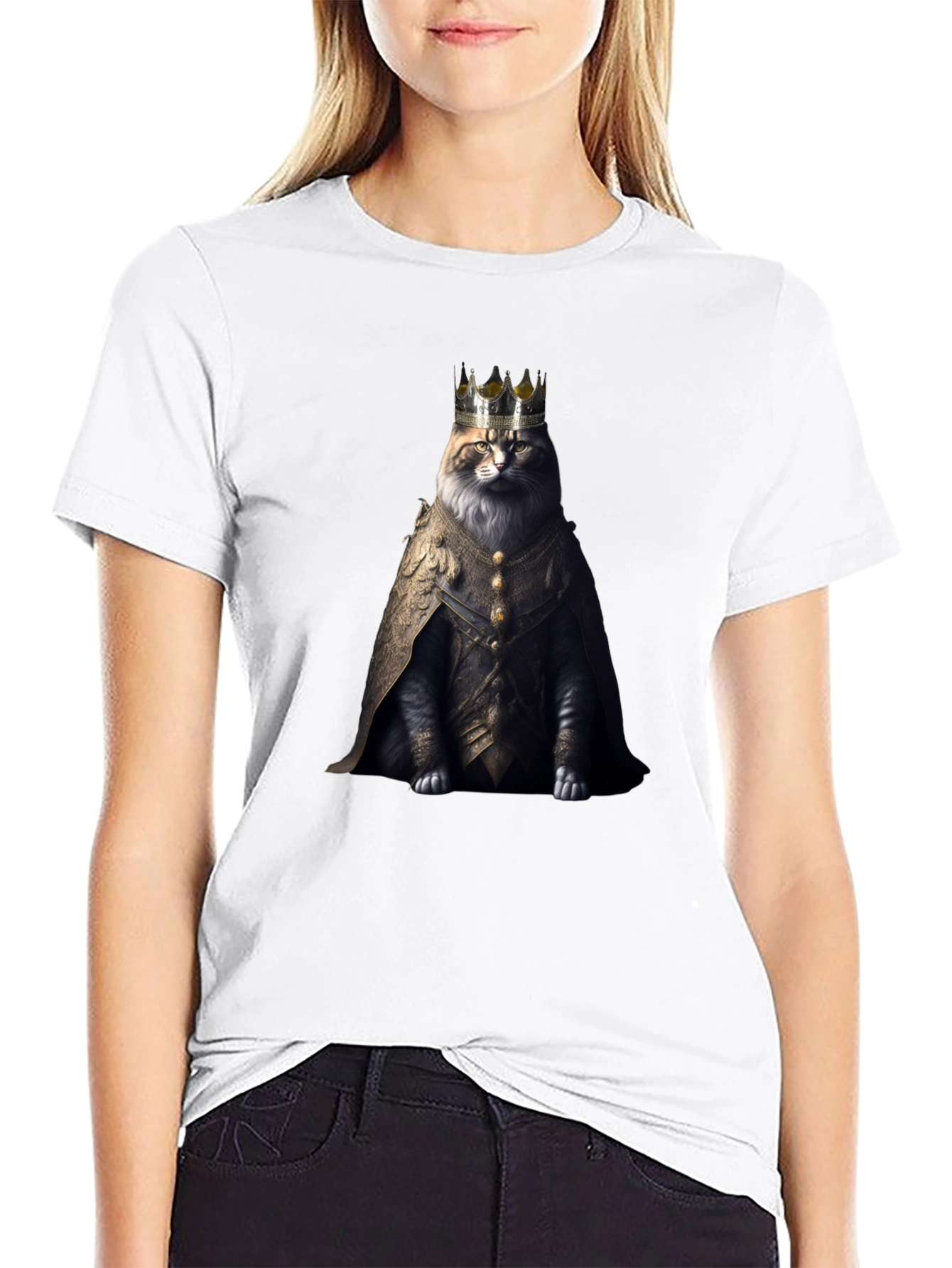 Royal Cat T-Shirt - Kingly Kitty Apparel