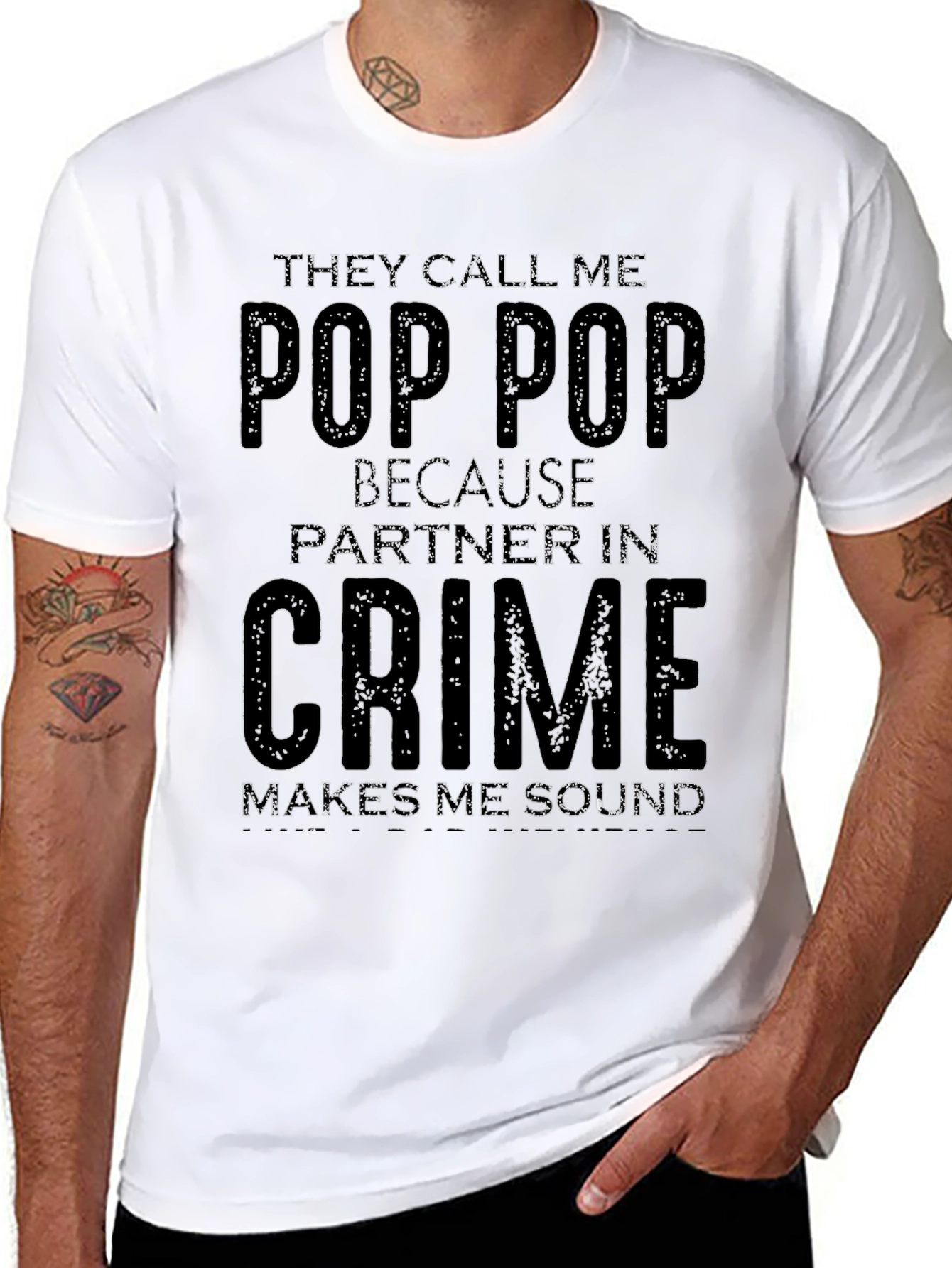 Pop Pop Partner In Crime T-Shirt