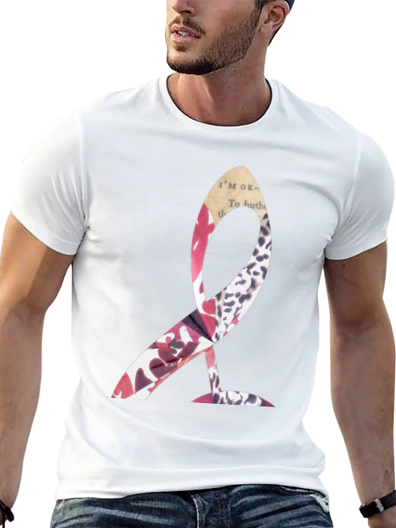 Abstract Graphic Print Tee - Modern Streetwear T-Shirt