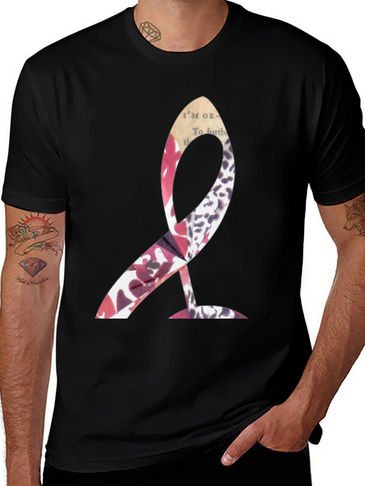 Abstract Graphic Print Tee - Modern Streetwear T-Shirt