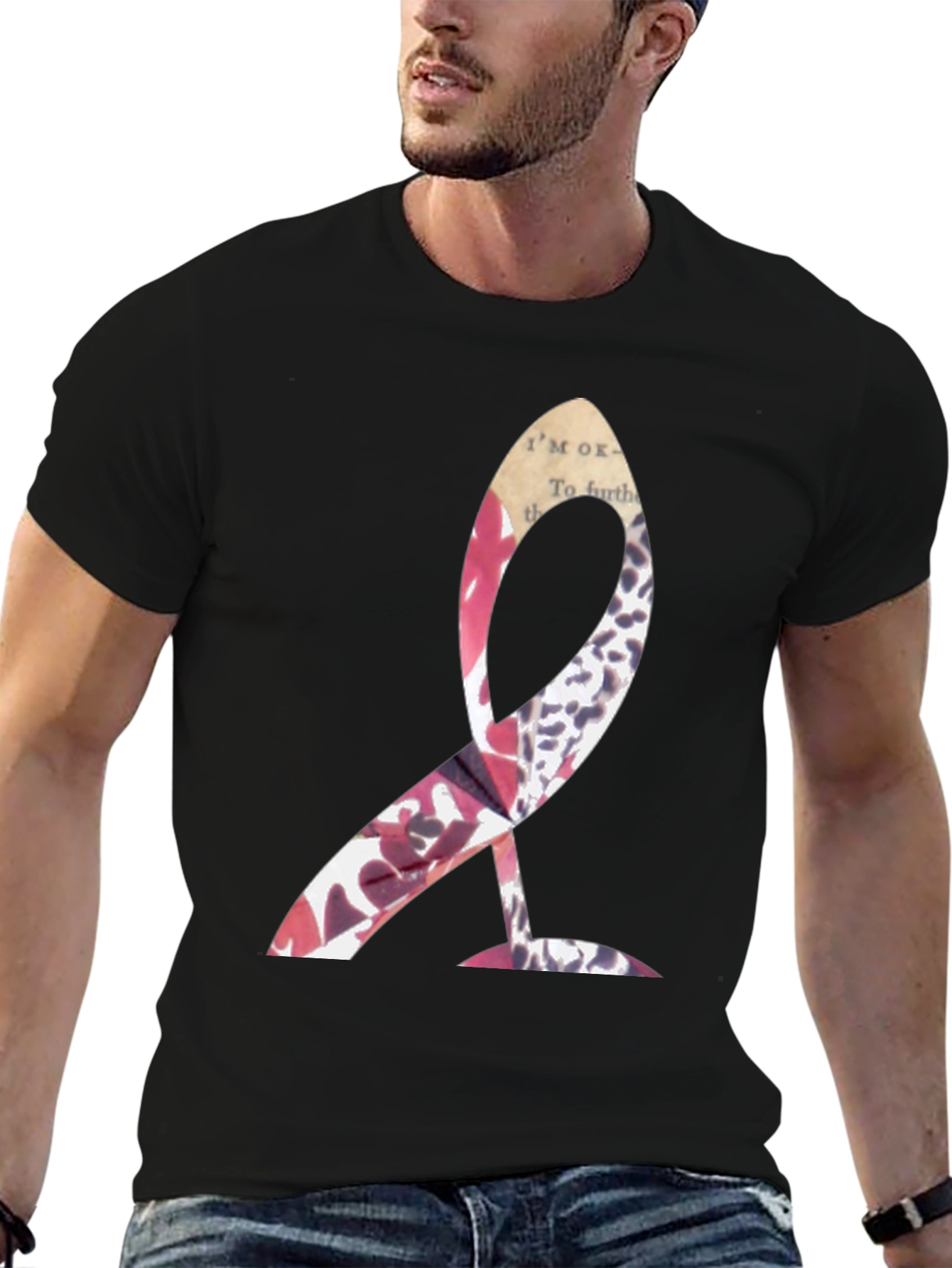 Abstract Graphic Print Tee - Modern Streetwear T-Shirt