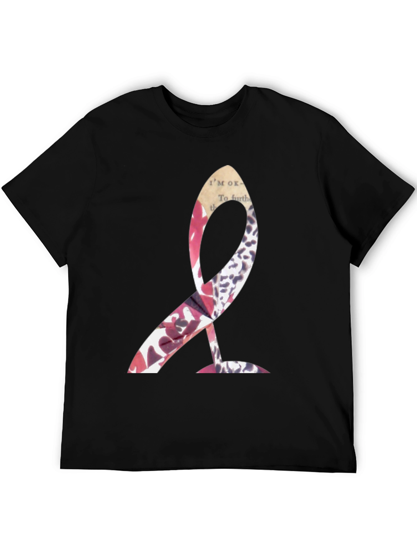 Abstract Graphic Print Tee - Modern Streetwear T-Shirt