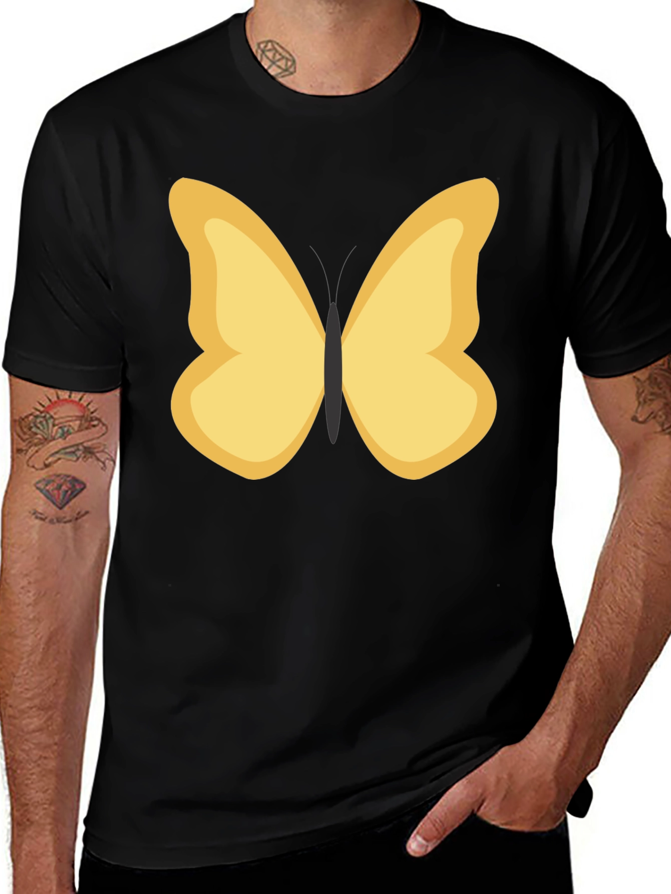 Butterfly Graphic Tee - Stylish Casual Wear