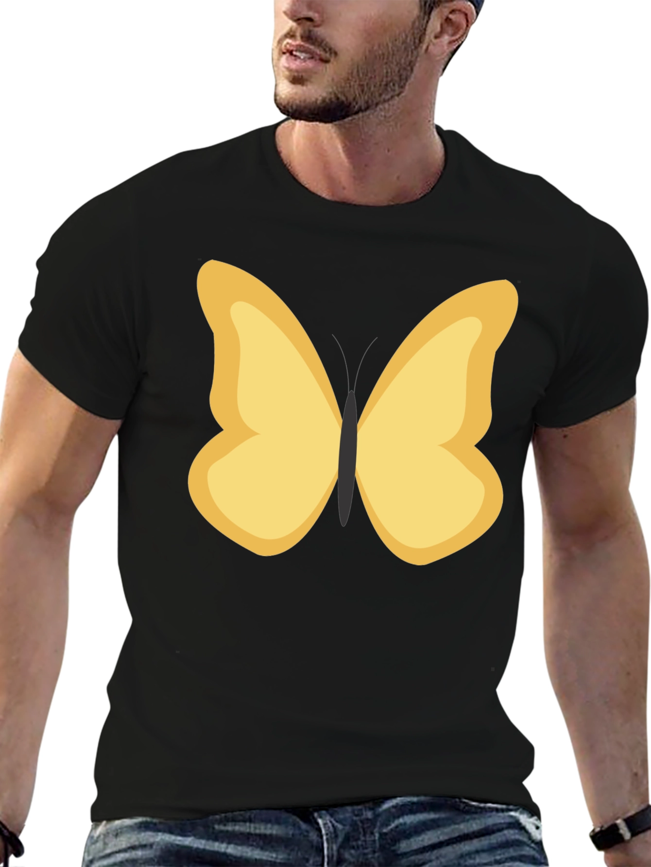 Butterfly Graphic Tee - Stylish Casual Wear