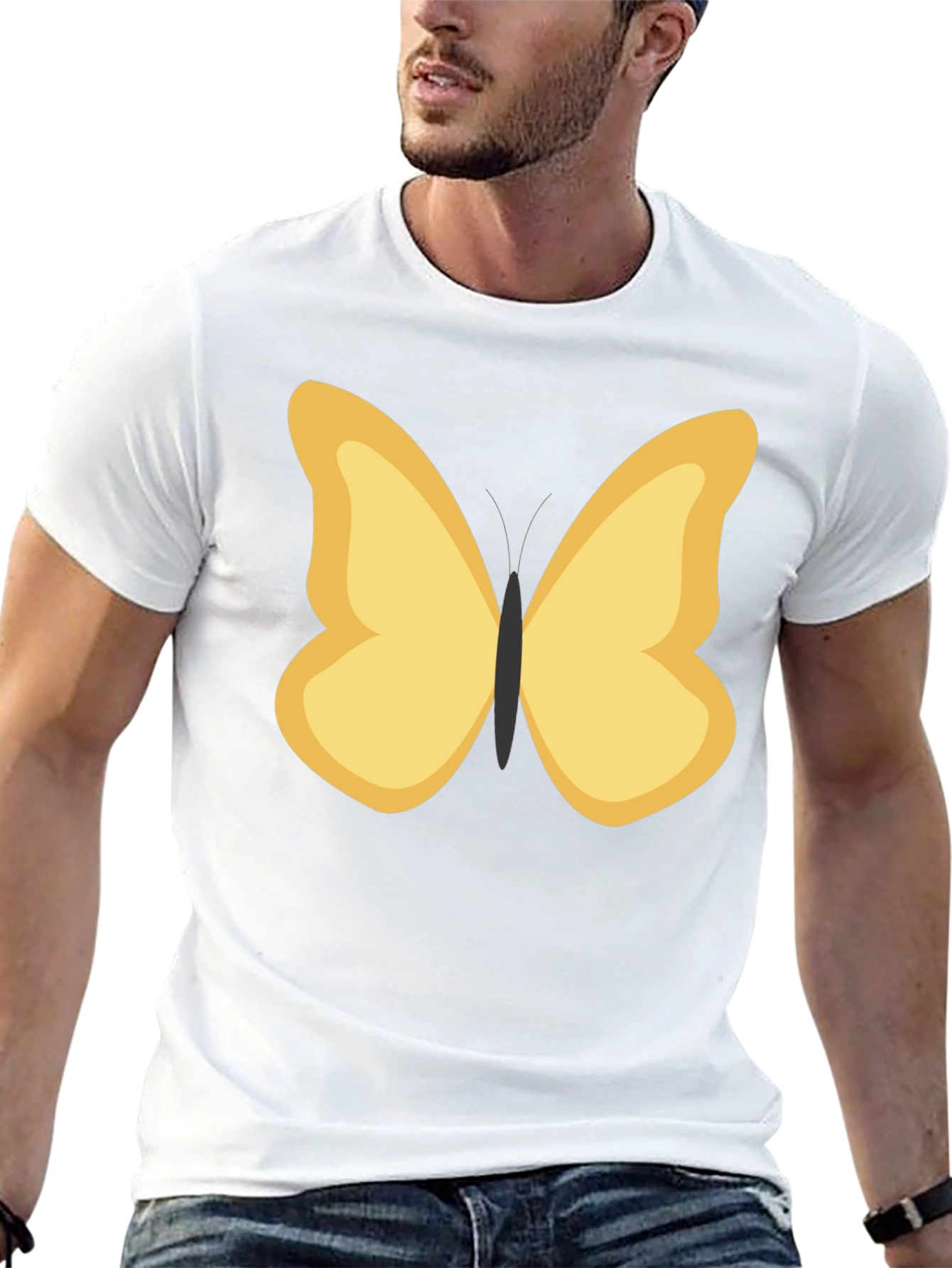 Butterfly Graphic Tee - Stylish Casual Wear