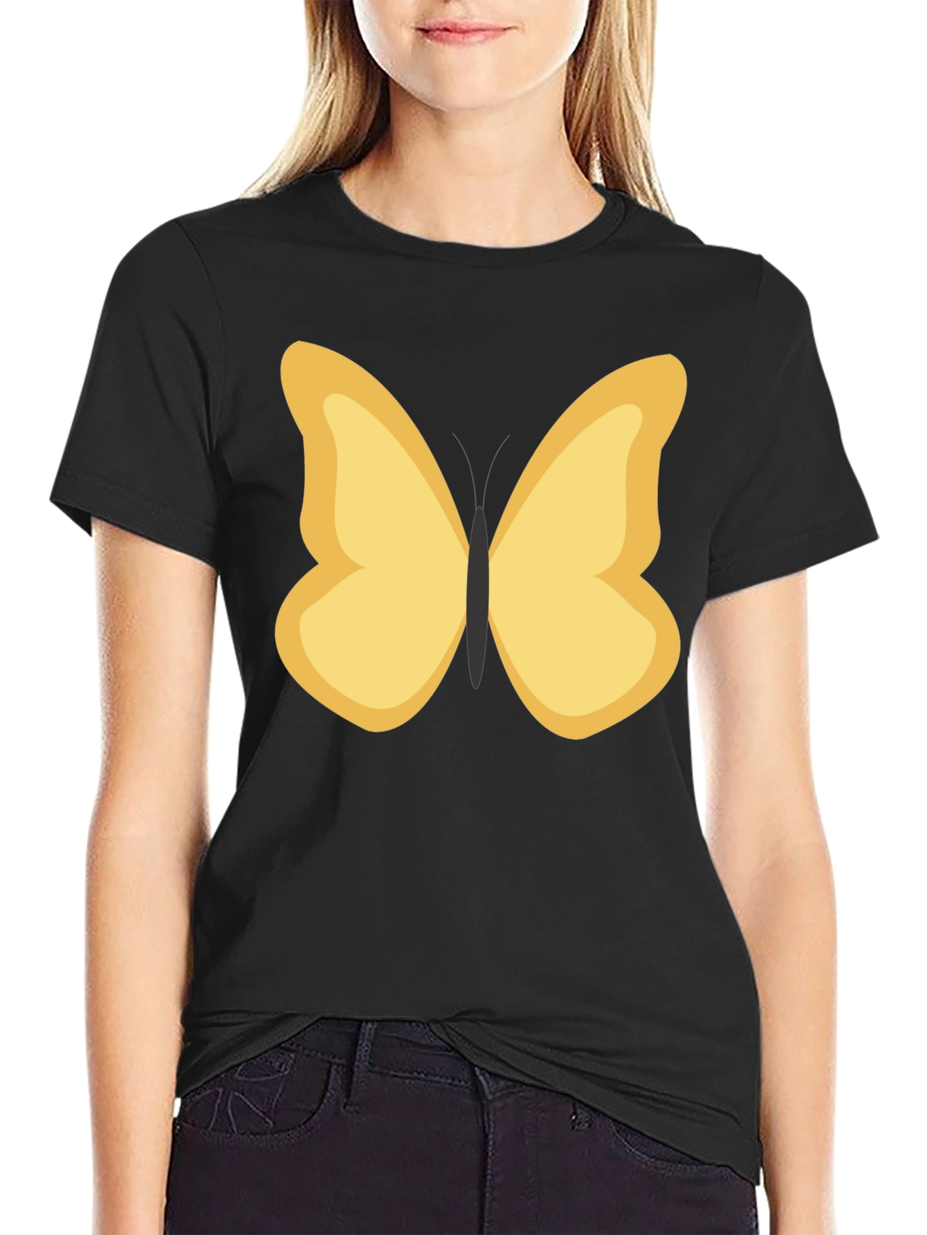 Butterfly Graphic Tee - Stylish Casual Wear