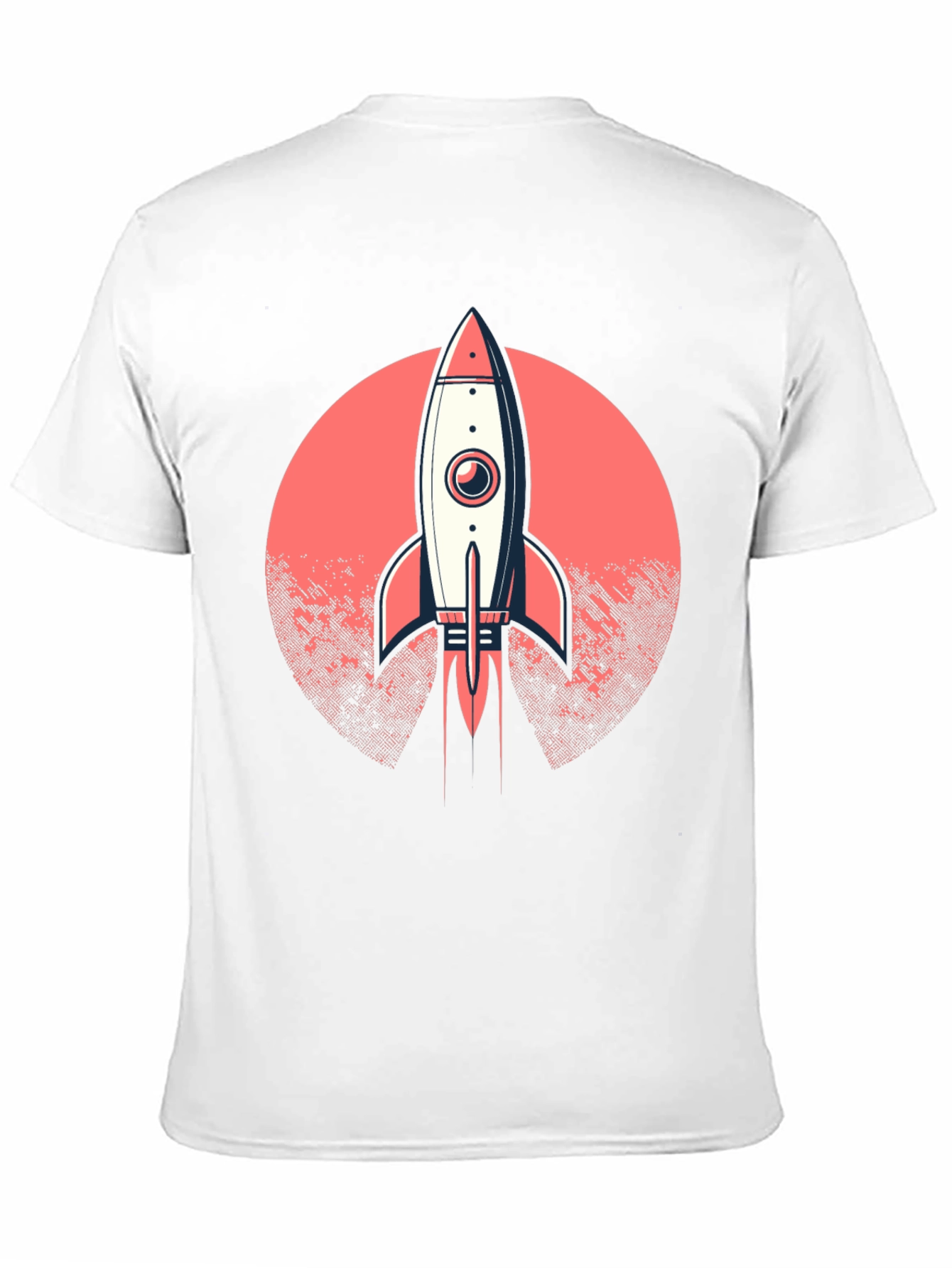 Rocket Launch Graphic T-Shirt - Black