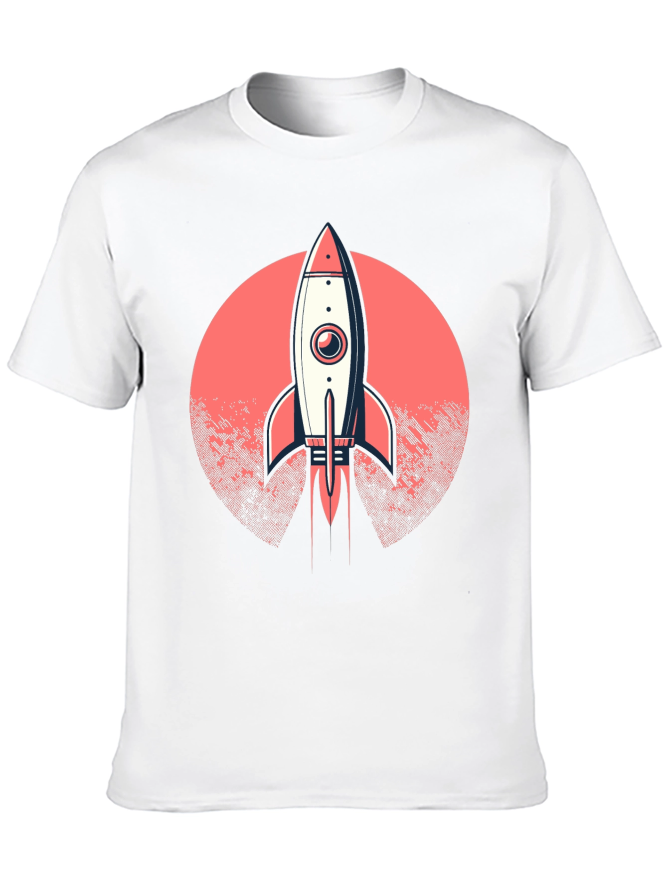 Rocket Launch Graphic T-Shirt - Black
