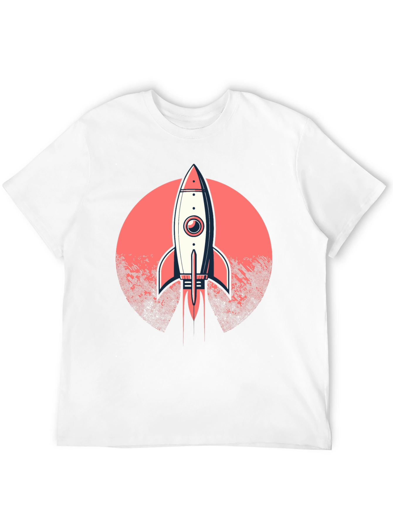 Rocket Launch Graphic T-Shirt - Black