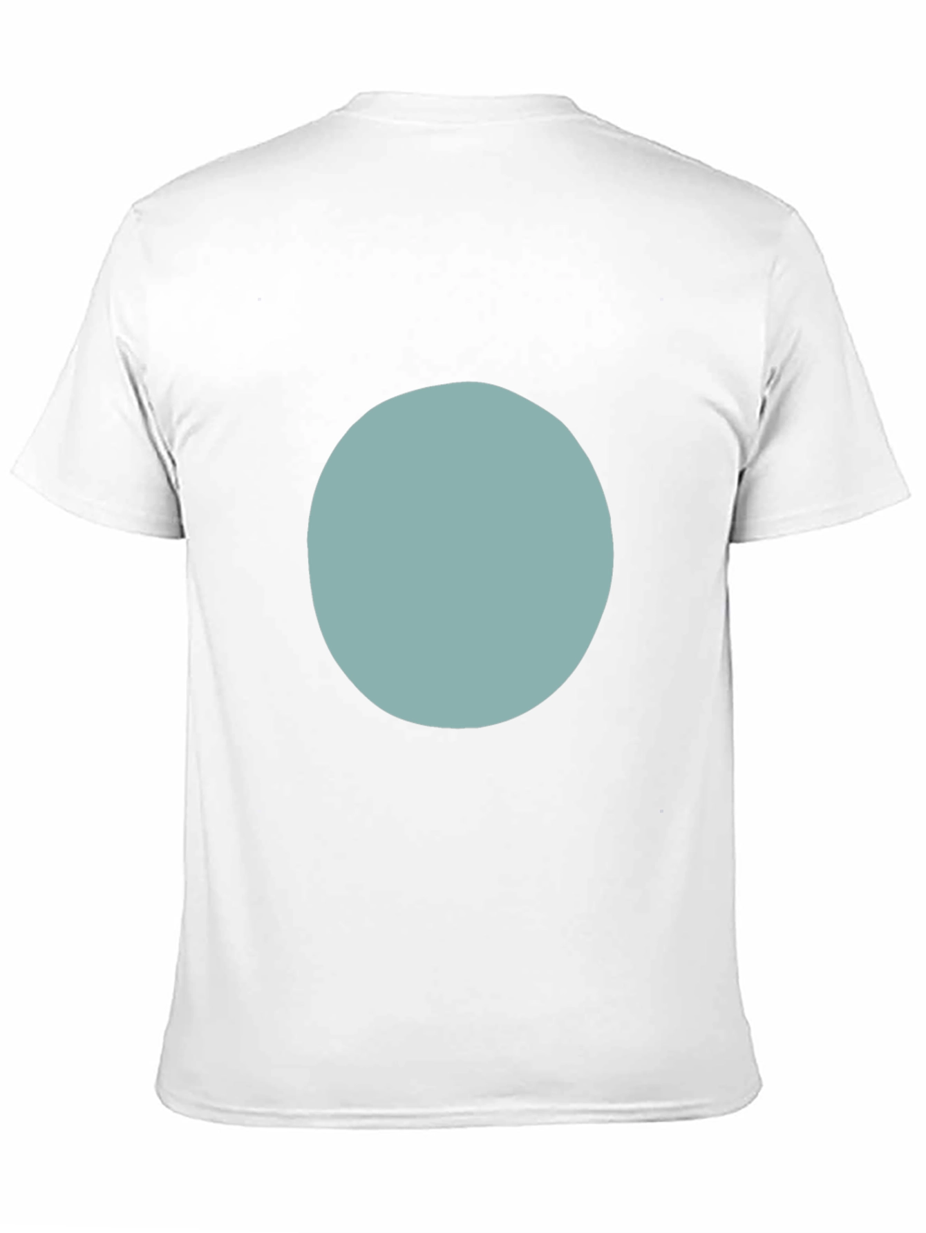 Modern Black T-Shirt with Minimalist Circle Design