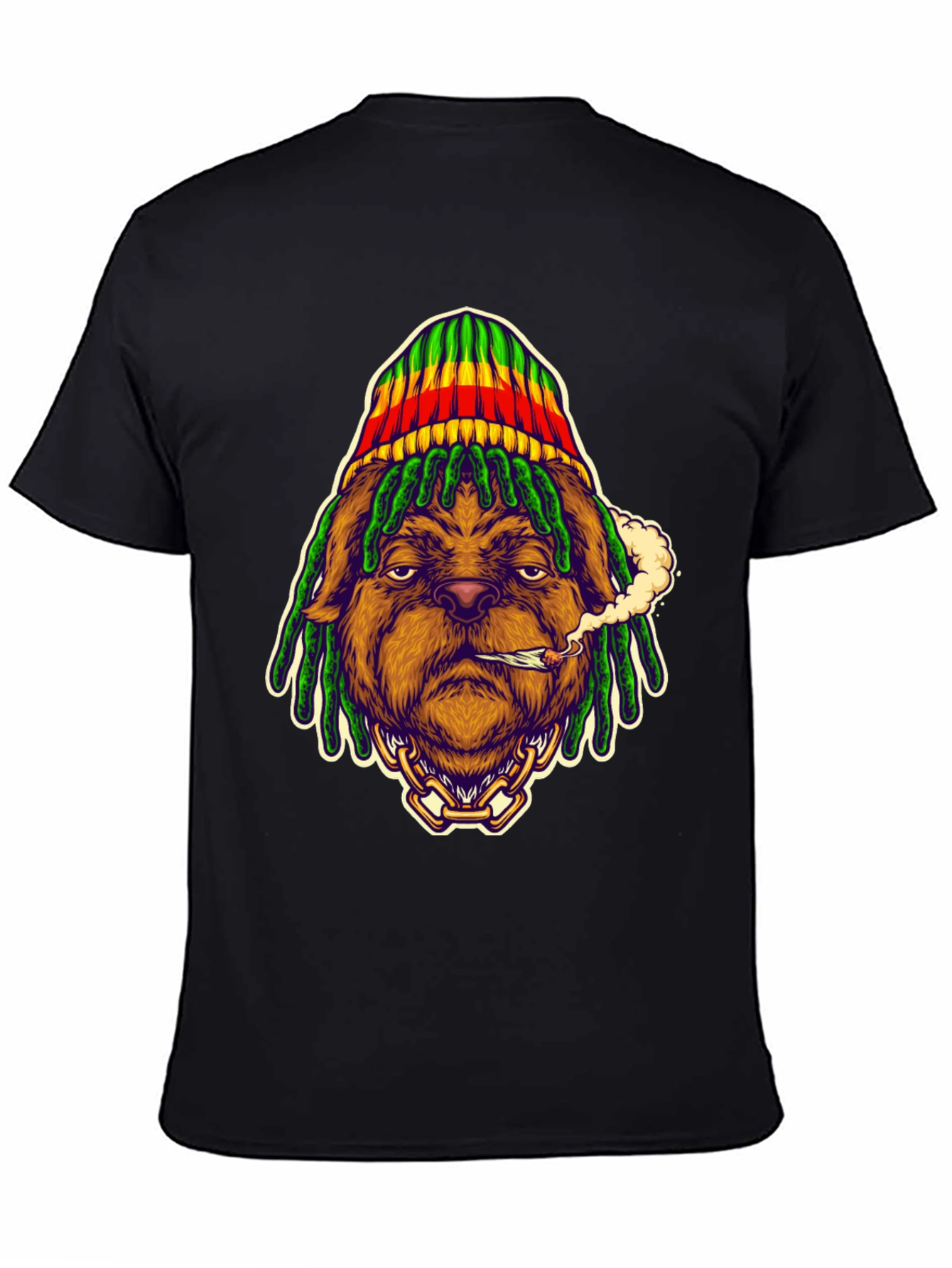 Rasta Dog T-Shirt - Cool Graphic Tee