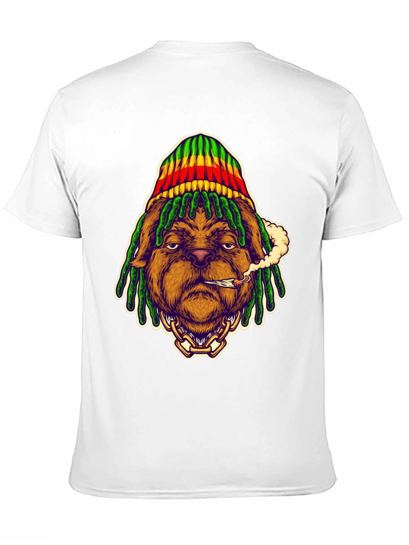 Rasta Dog T-Shirt - Cool Graphic Tee