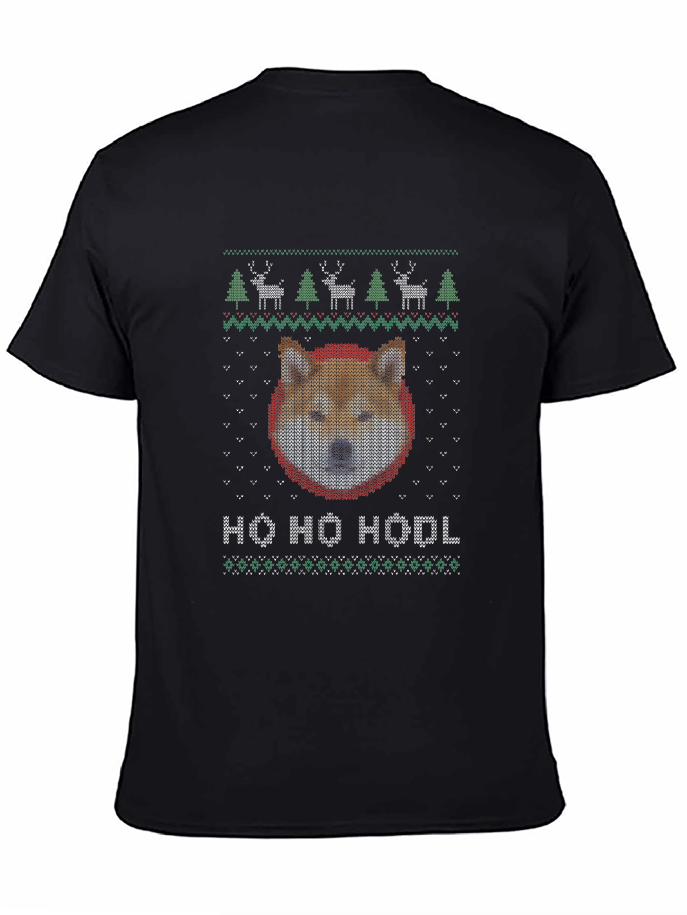 Ho Ho Hodl Shiba Inu Ugly Christmas Sweater T-Shirt