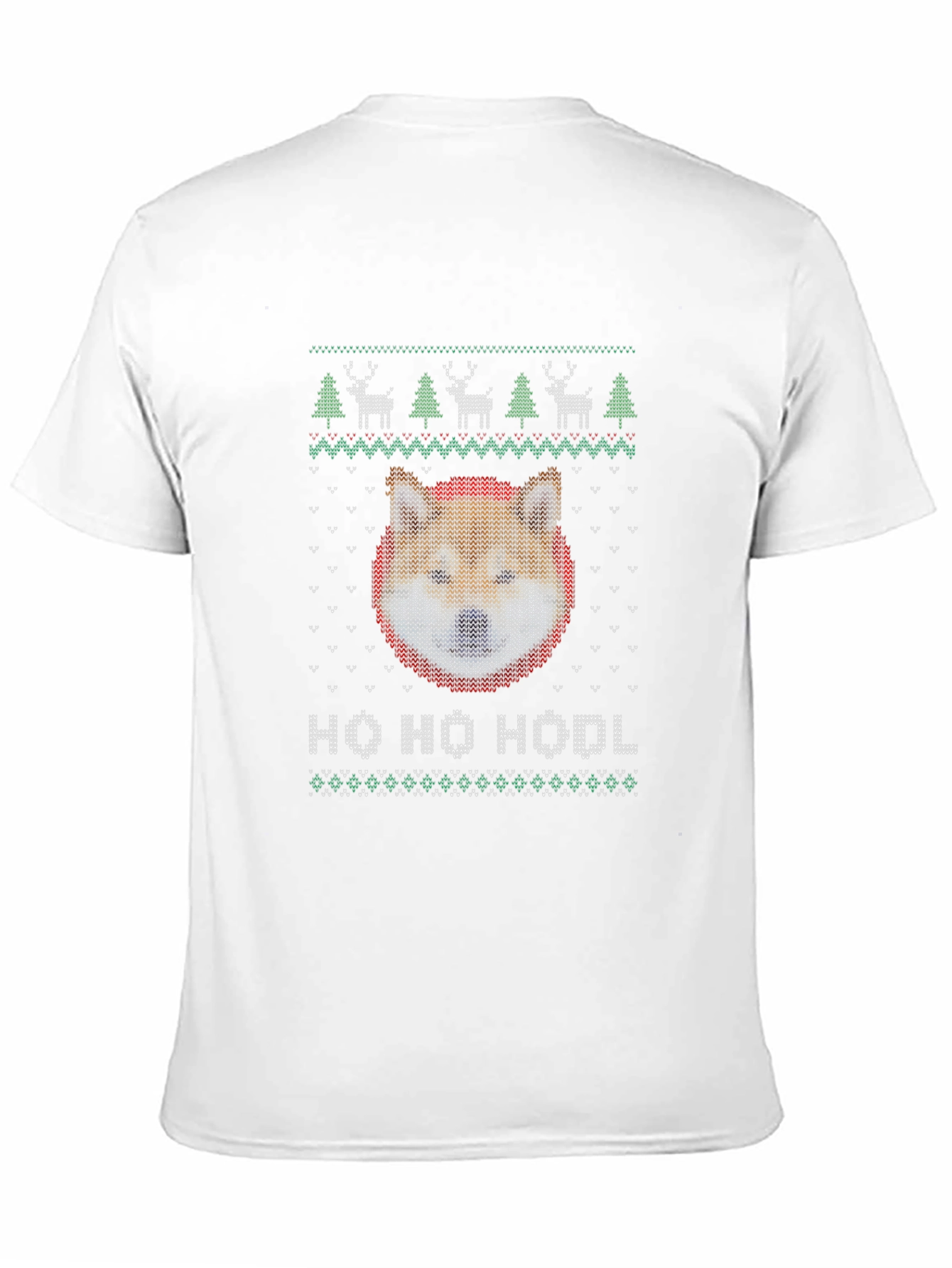 Ho Ho Hodl Shiba Inu Ugly Christmas Sweater T-Shirt