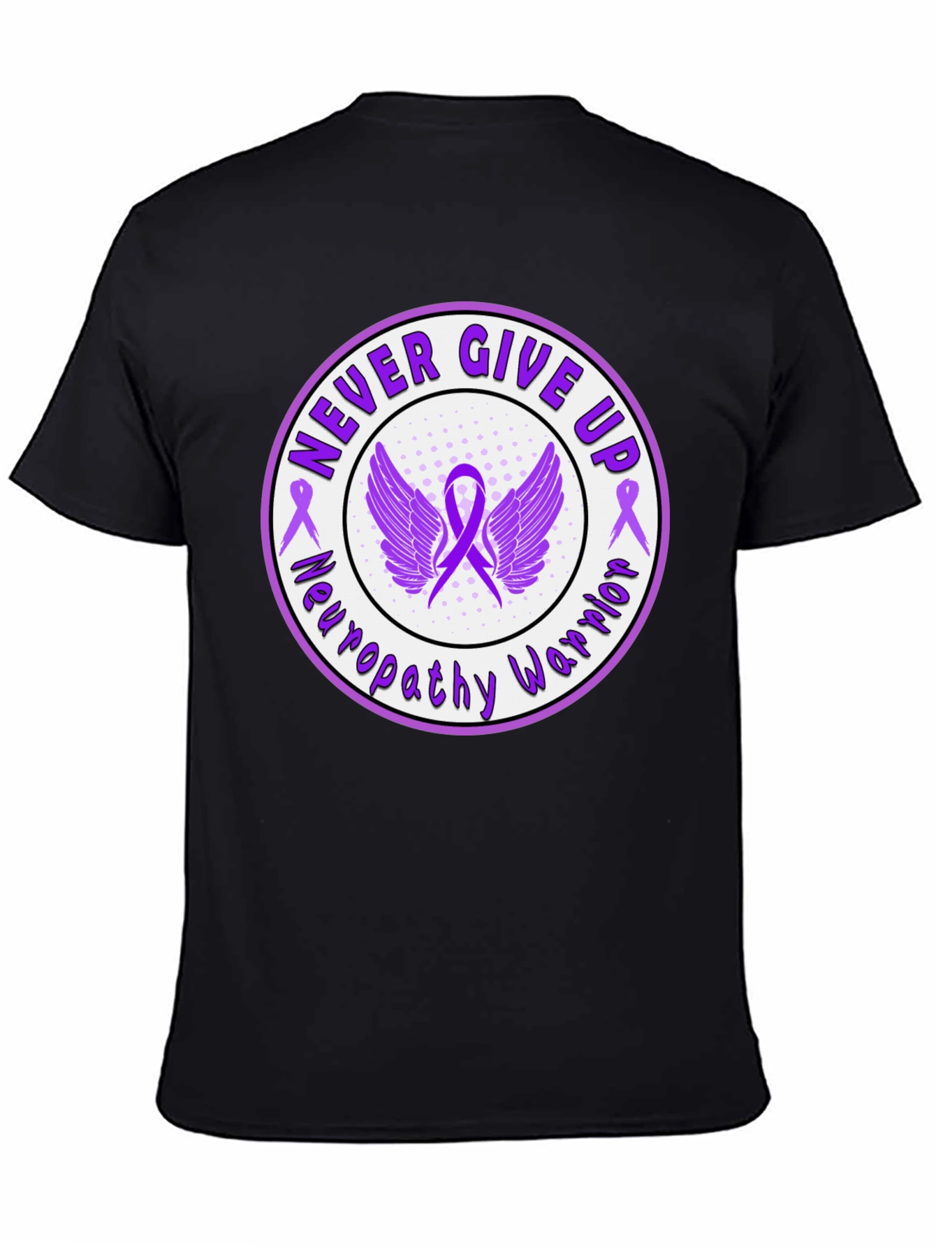 Never Give Up Neuropathy Warrior T-Shirt