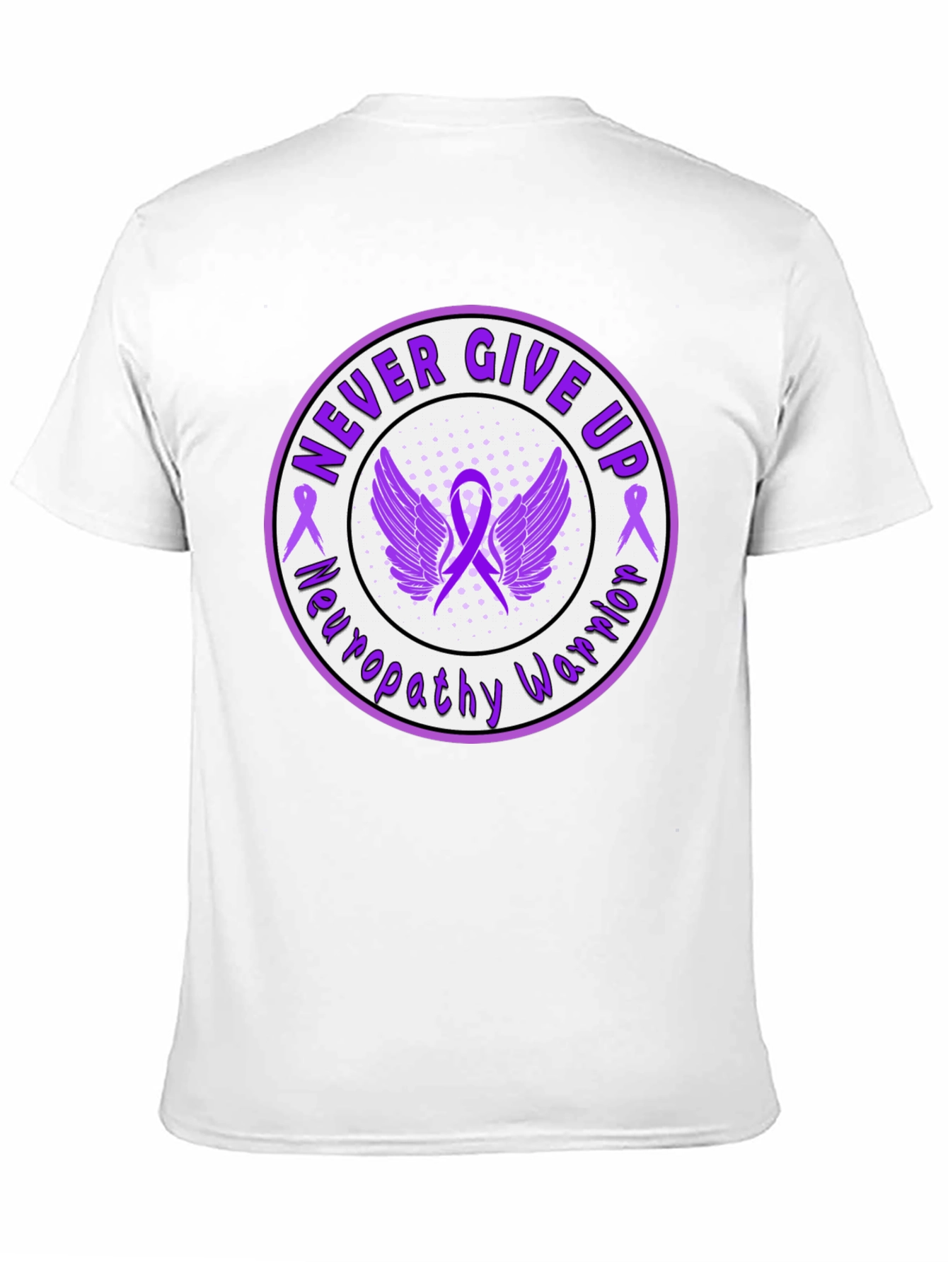 Never Give Up Neuropathy Warrior T-Shirt