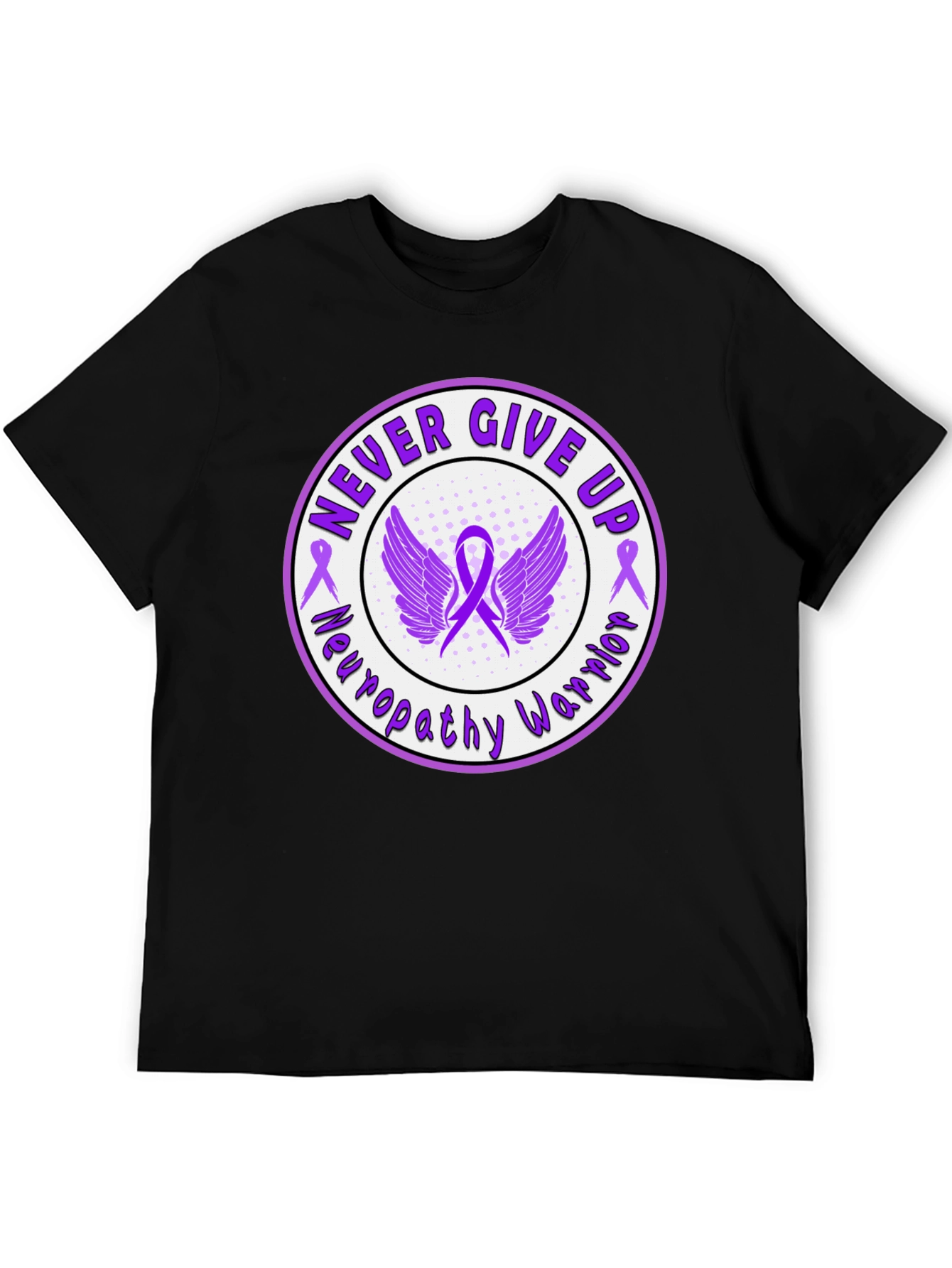 Never Give Up Neuropathy Warrior T-Shirt