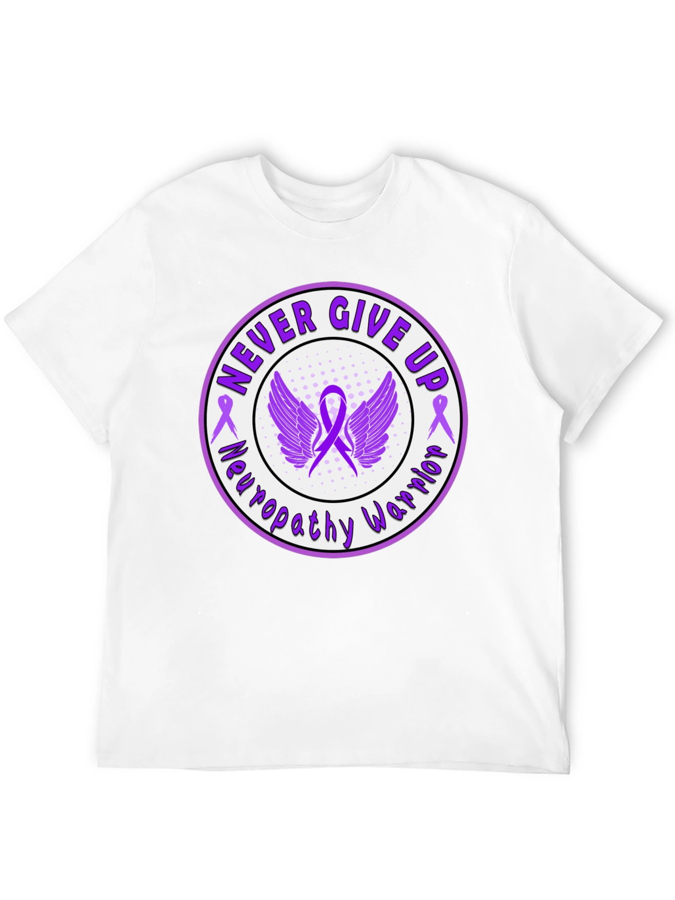 Never Give Up Neuropathy Warrior T-Shirt