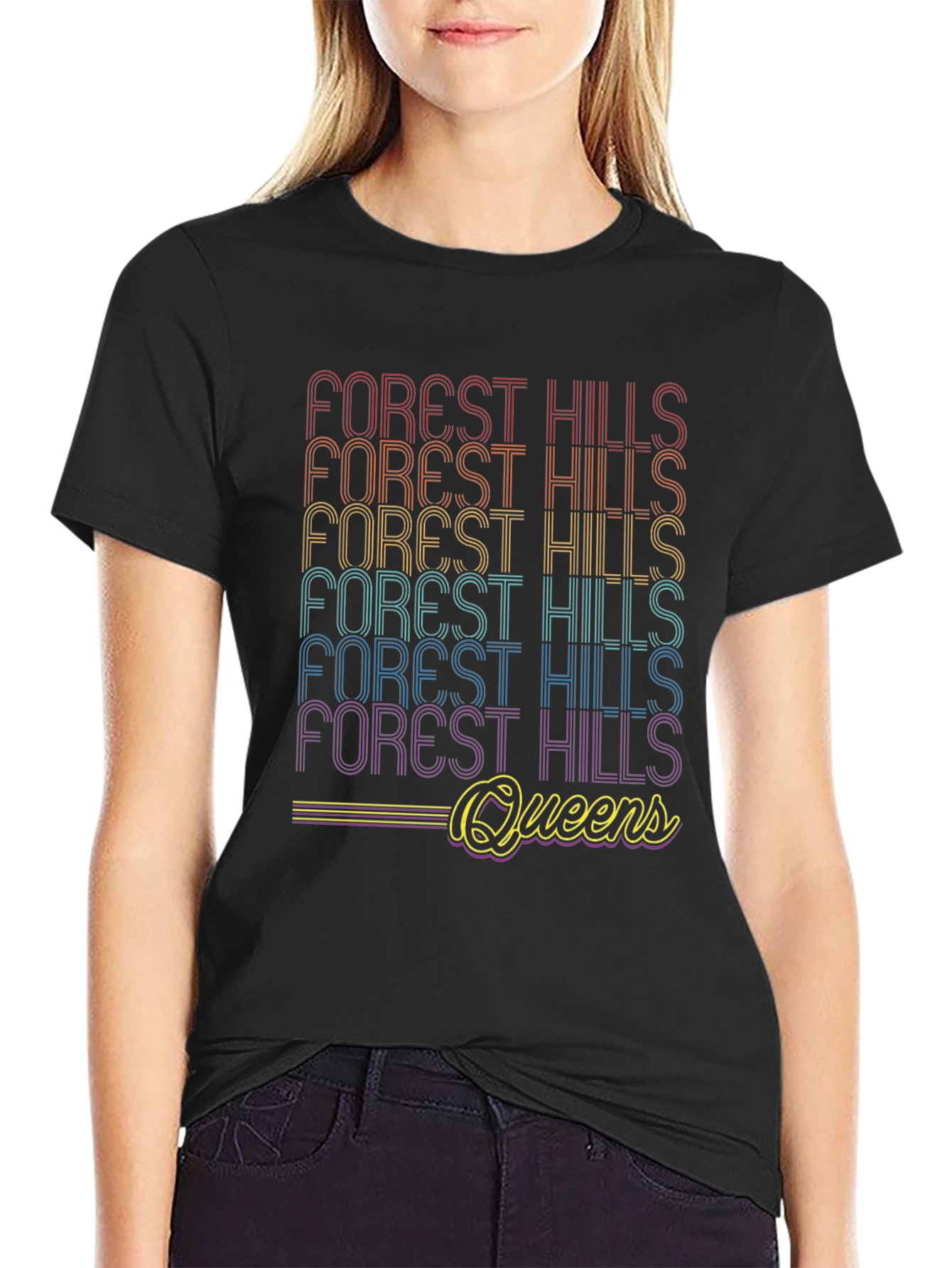 Forest Hills Queens Retro T-Shirt