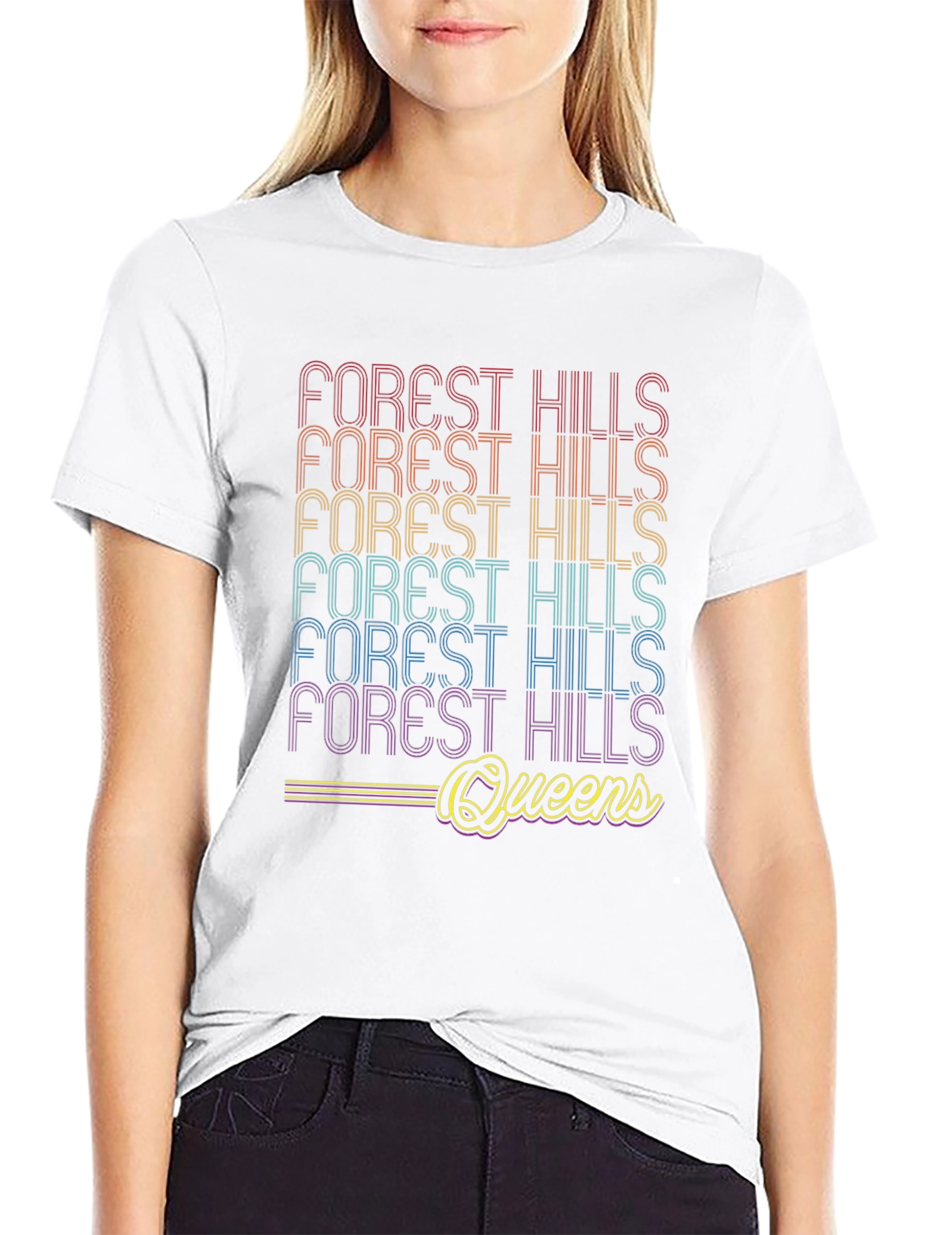Forest Hills Queens Retro T-Shirt
